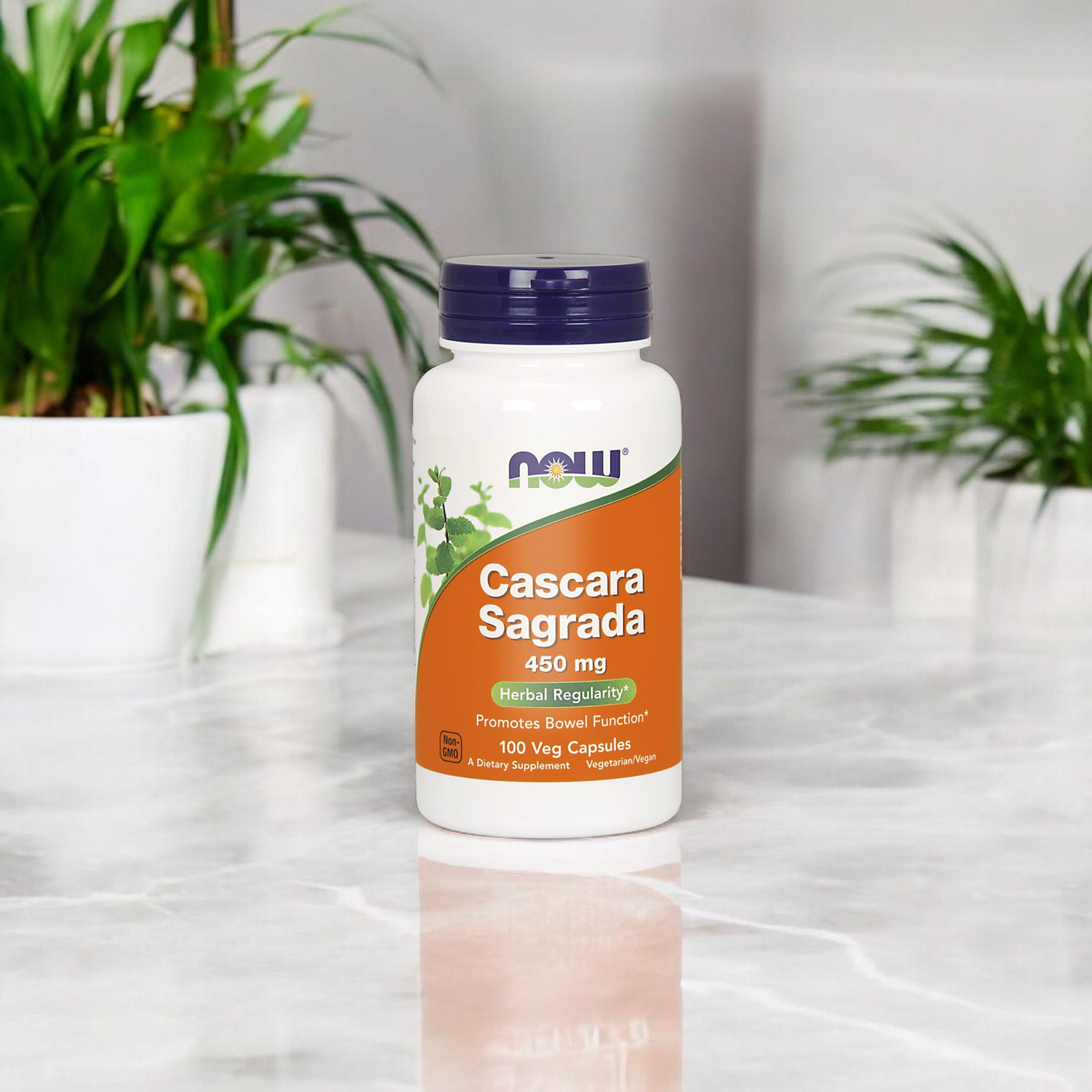 NOW Cascara Sagrada 450mg - 100vcaps