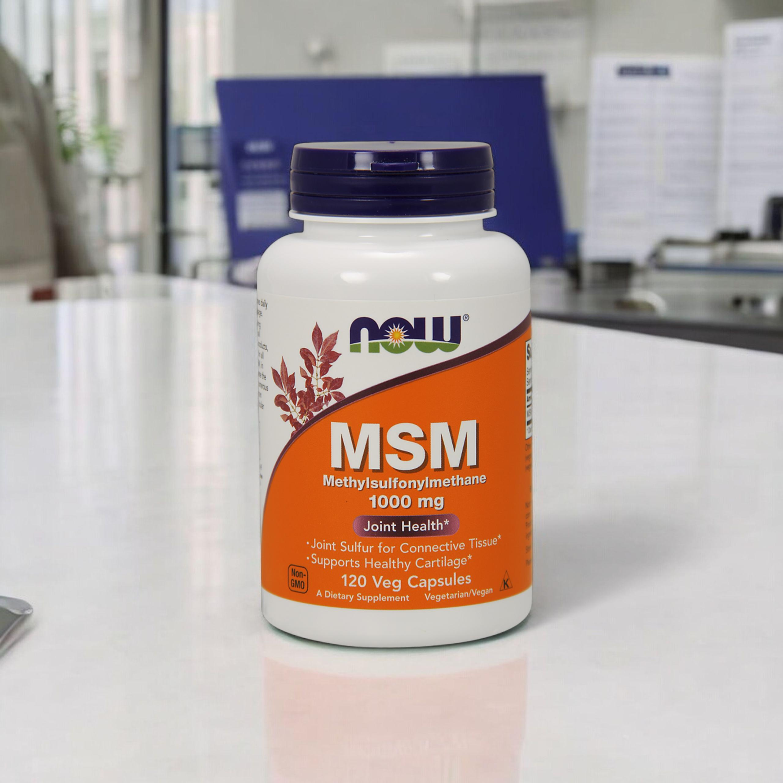 NOW MSM 1000mg - 120vcaps