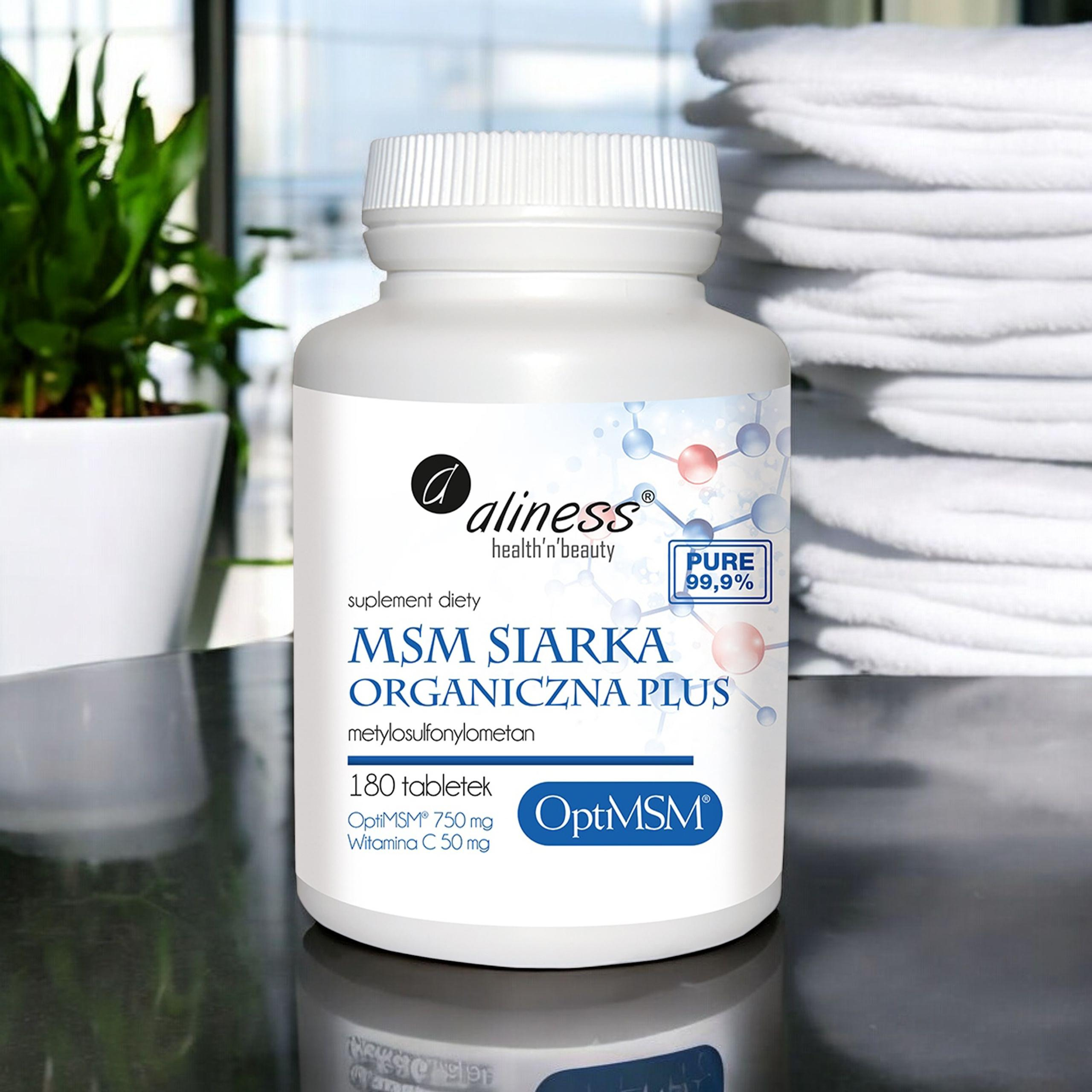 ALINESS MSM Organischer Schwefel PLUS - 180 Tabletten
