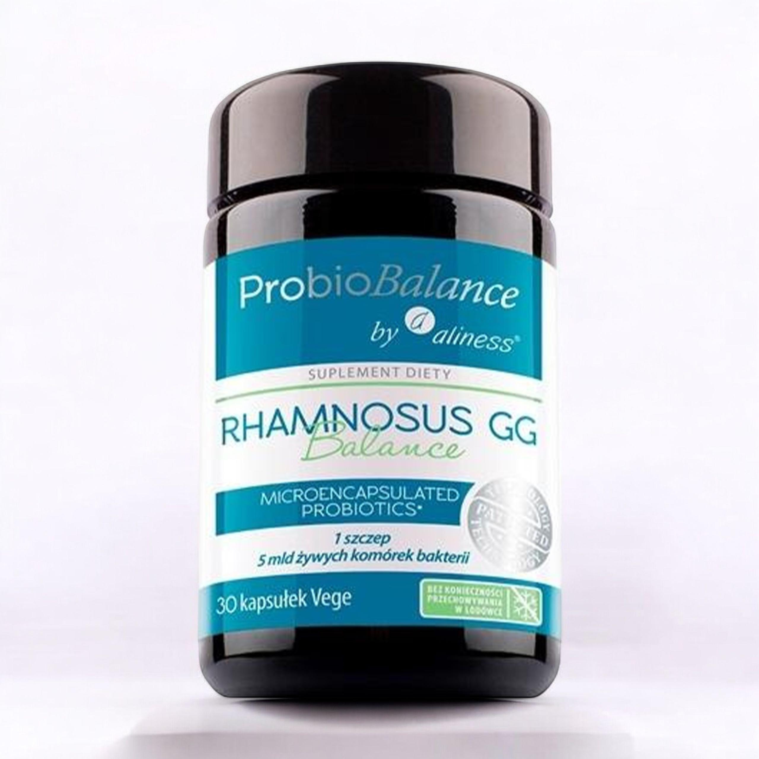 ALINESS - Rhamnosus GG Balance 5 Milliarden - 30 pflanzliche Kapseln.