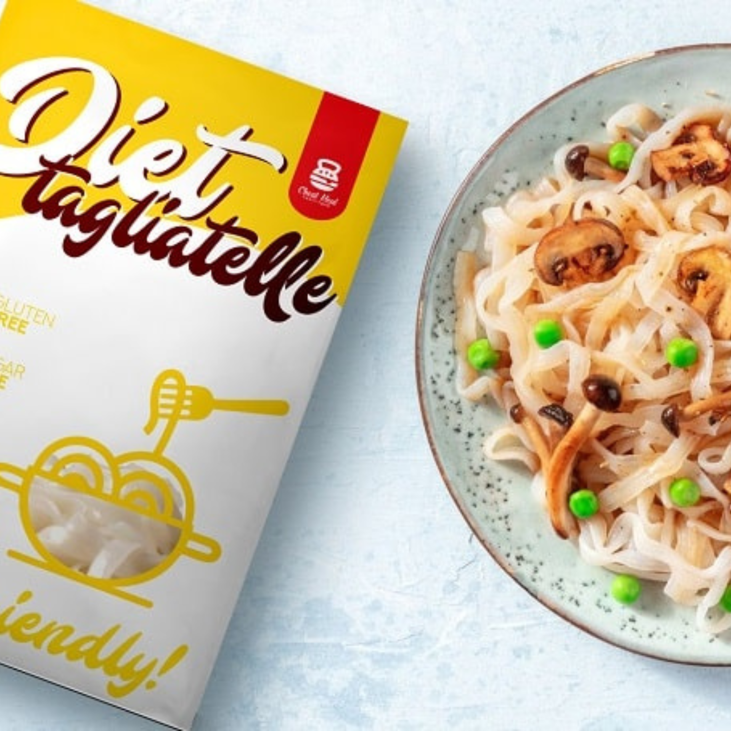 Cheat Meal Nutrition Diet Tagliatelle - 400g (300g netto) - AUSVERKAUF - 26-12
