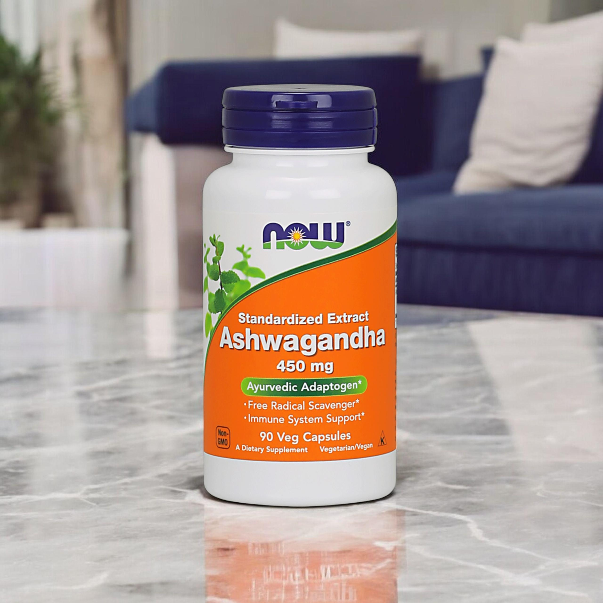 NOW Ashwagandha Extract 450mg - 90vegcaps