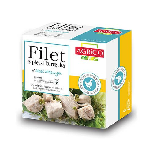 AGRICO Filet z Hähnchenbrust in eigenem Saft - 160g