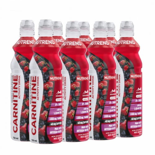 NUTREND Carnitin-Getränk mit Koffein - 8x 750ml 