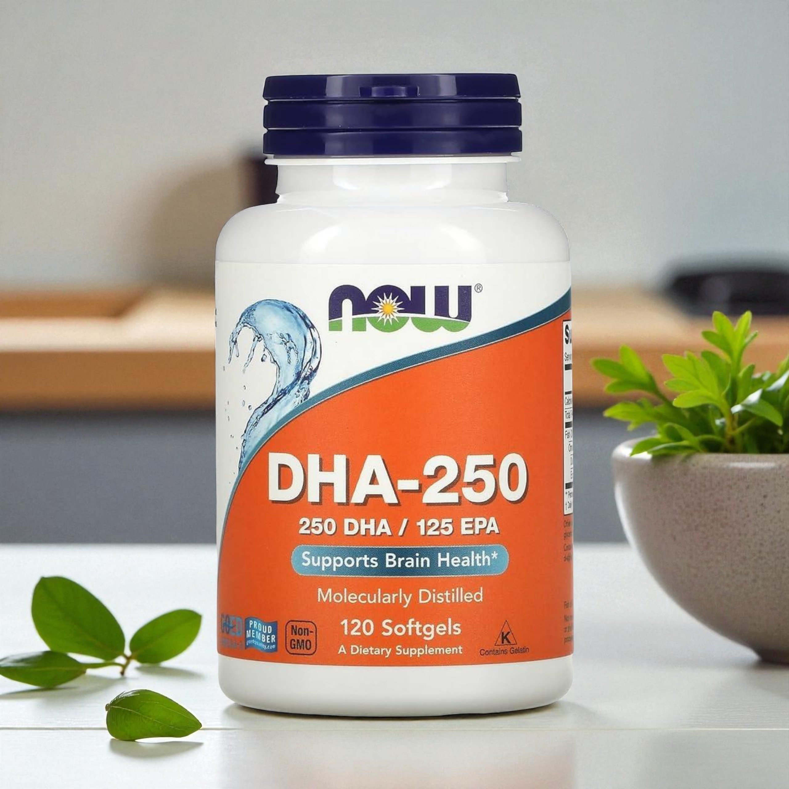 NOW - DHA 250mg - 120 Weichkapseln