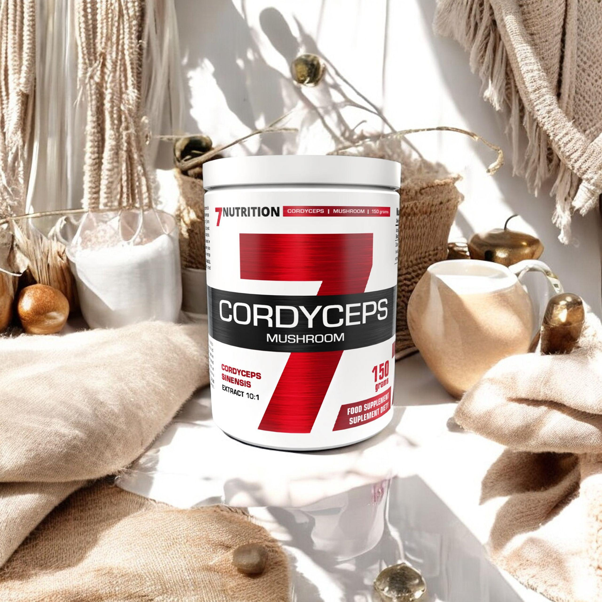 7 NUTRITION Cordyceps Mushroom - 150g - Chinesischer Raupenpilz