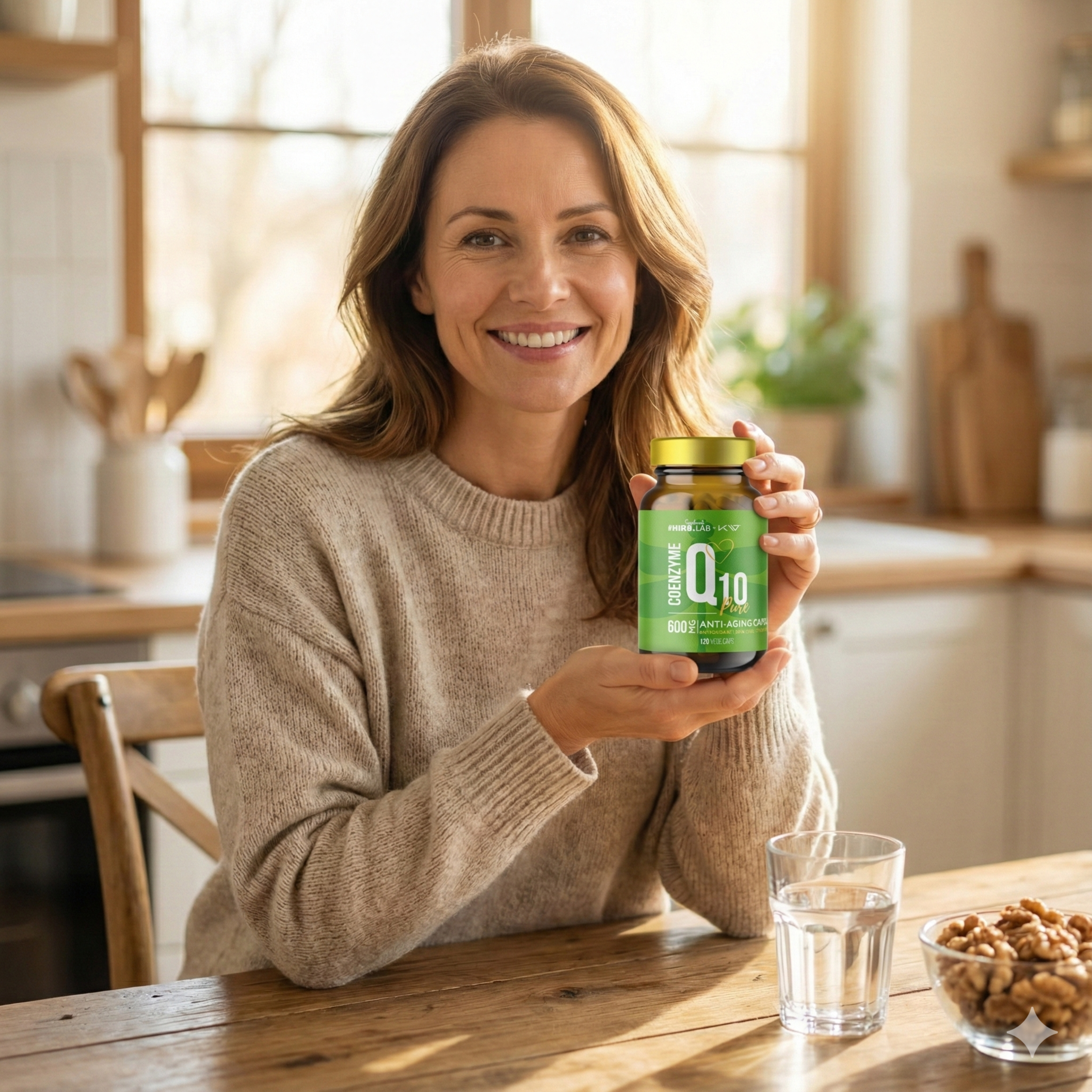 HIRO.LAB x Kamila Wybrańczyk Coenzyme Q10 600mg -120vcaps. - Koenzym Q10