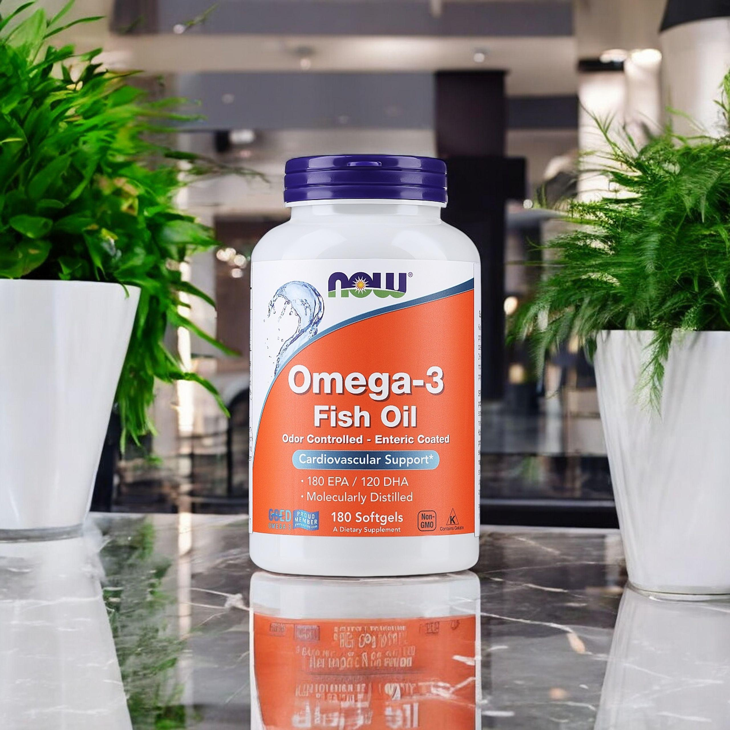 NOW Omega-3 180 EPA / 120 DHA - 180softgels