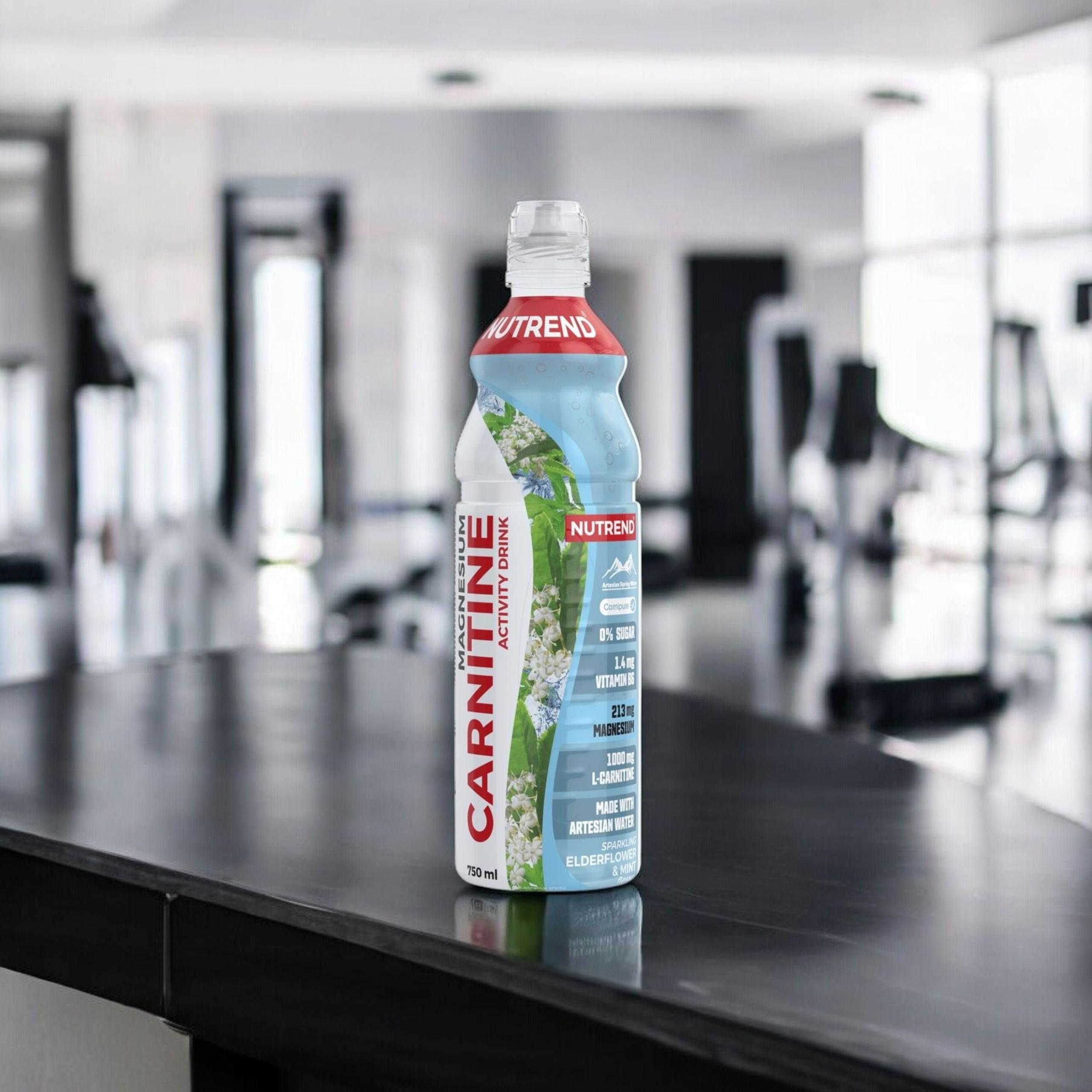 NUTREND - Carnitin-Getränk - 750ml - Holunderblüte-Minze