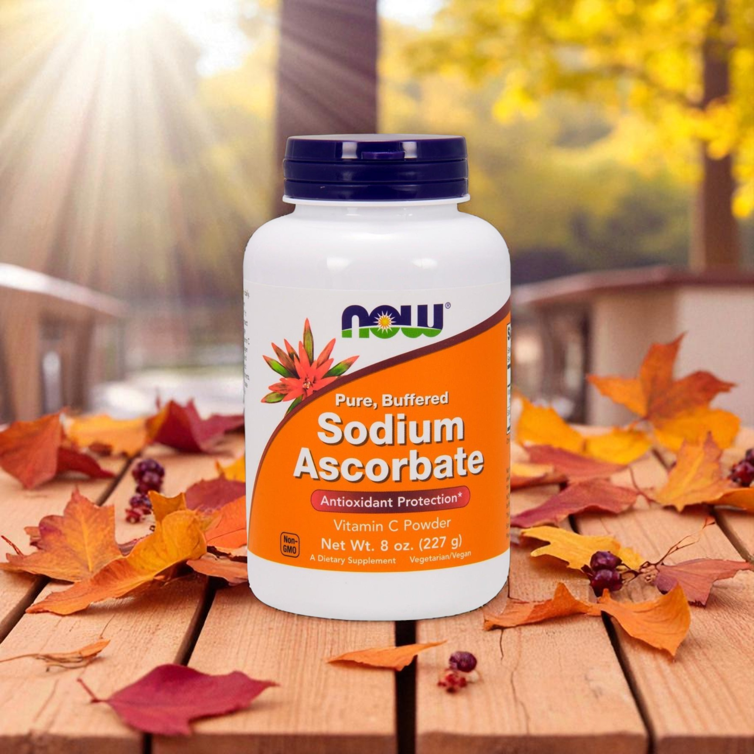 NOW - Natrium-Ascorbat-Pulver - 227g pol_pl_NOW-Sodium-Ascorbate-Powder-227g-43030_2