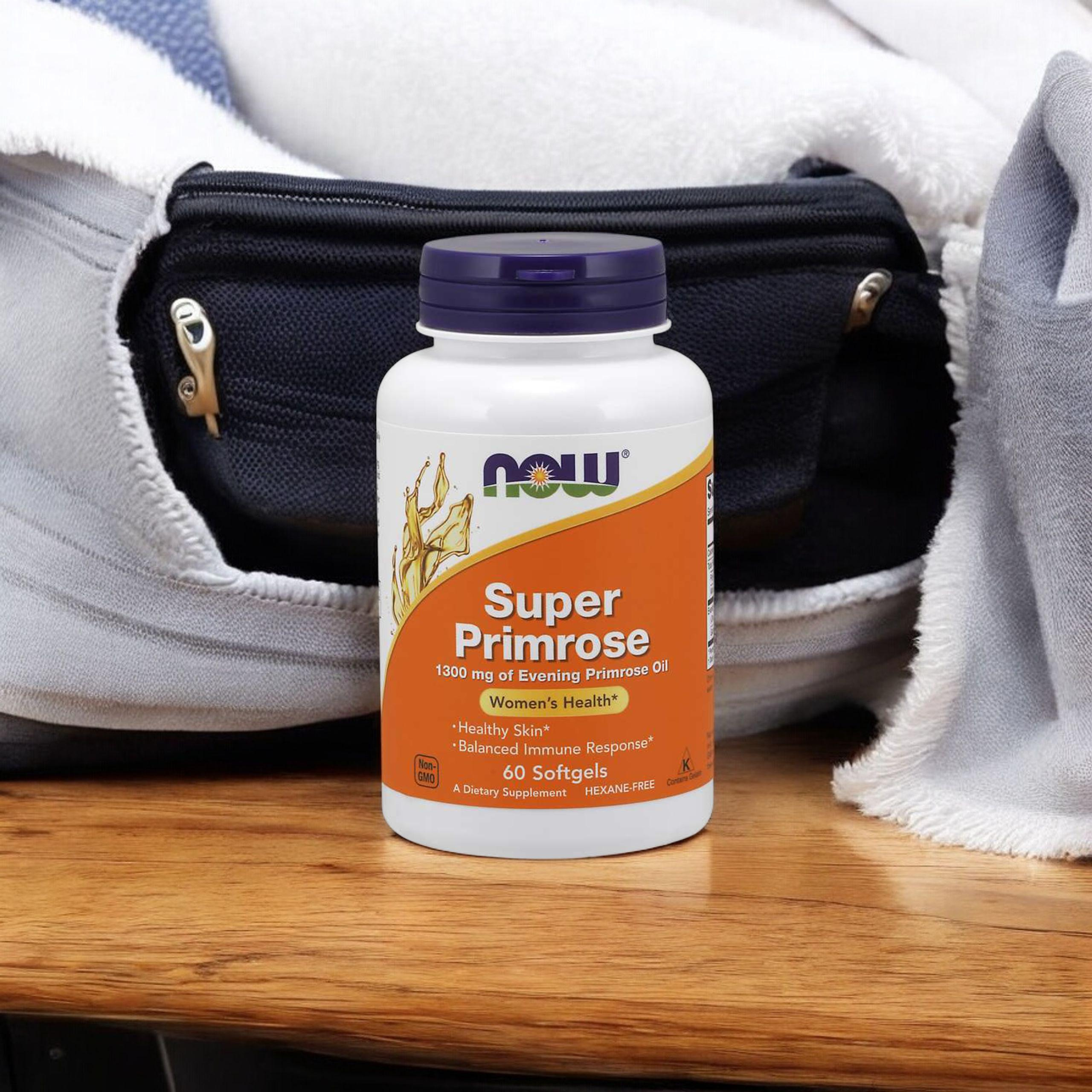 NOW Super Primrose - 60softgels. - Nachtkerzenöl