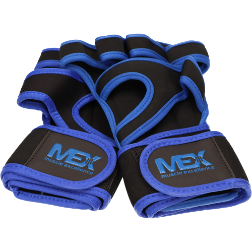 MEX NUTRITION - V-Fit Blue Gloves 