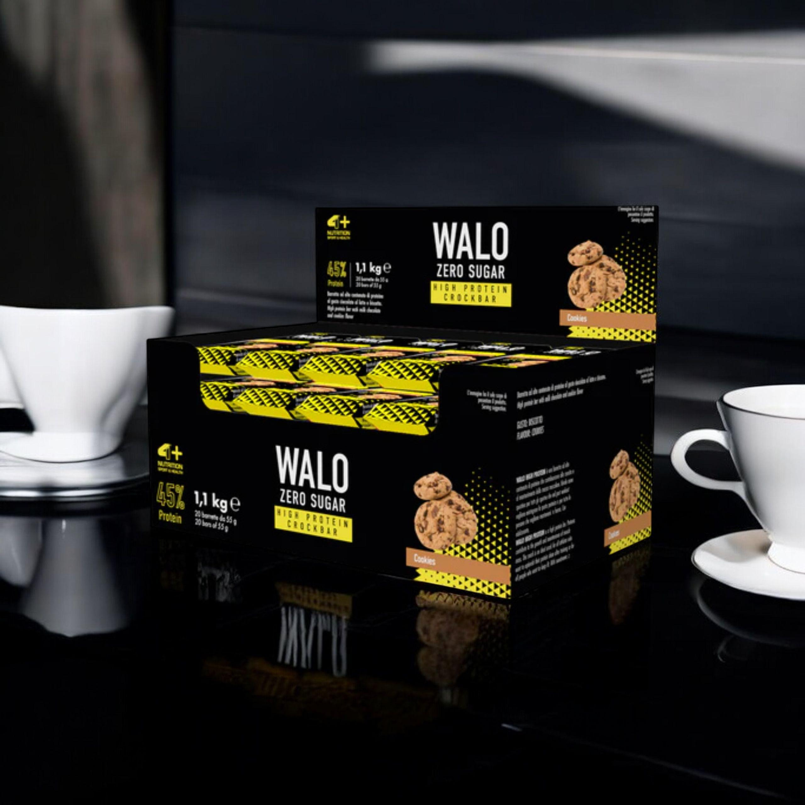 4+ NUTRITION - Walo ZeroSugar CrockBar HP 45% - 20x 55g 