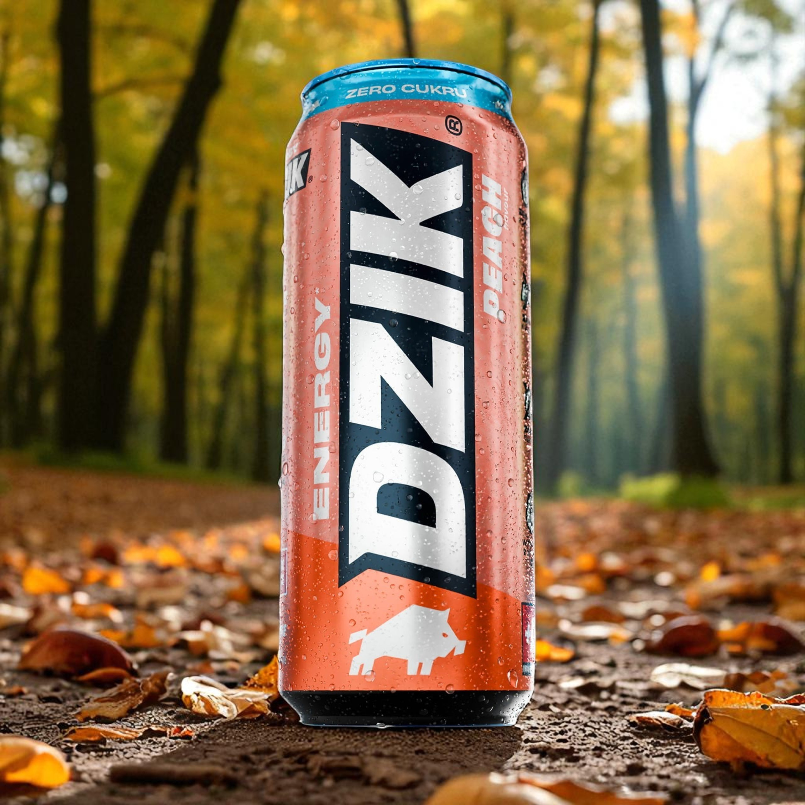 DZIK - Energydrink - 500ml - Pfirsich
