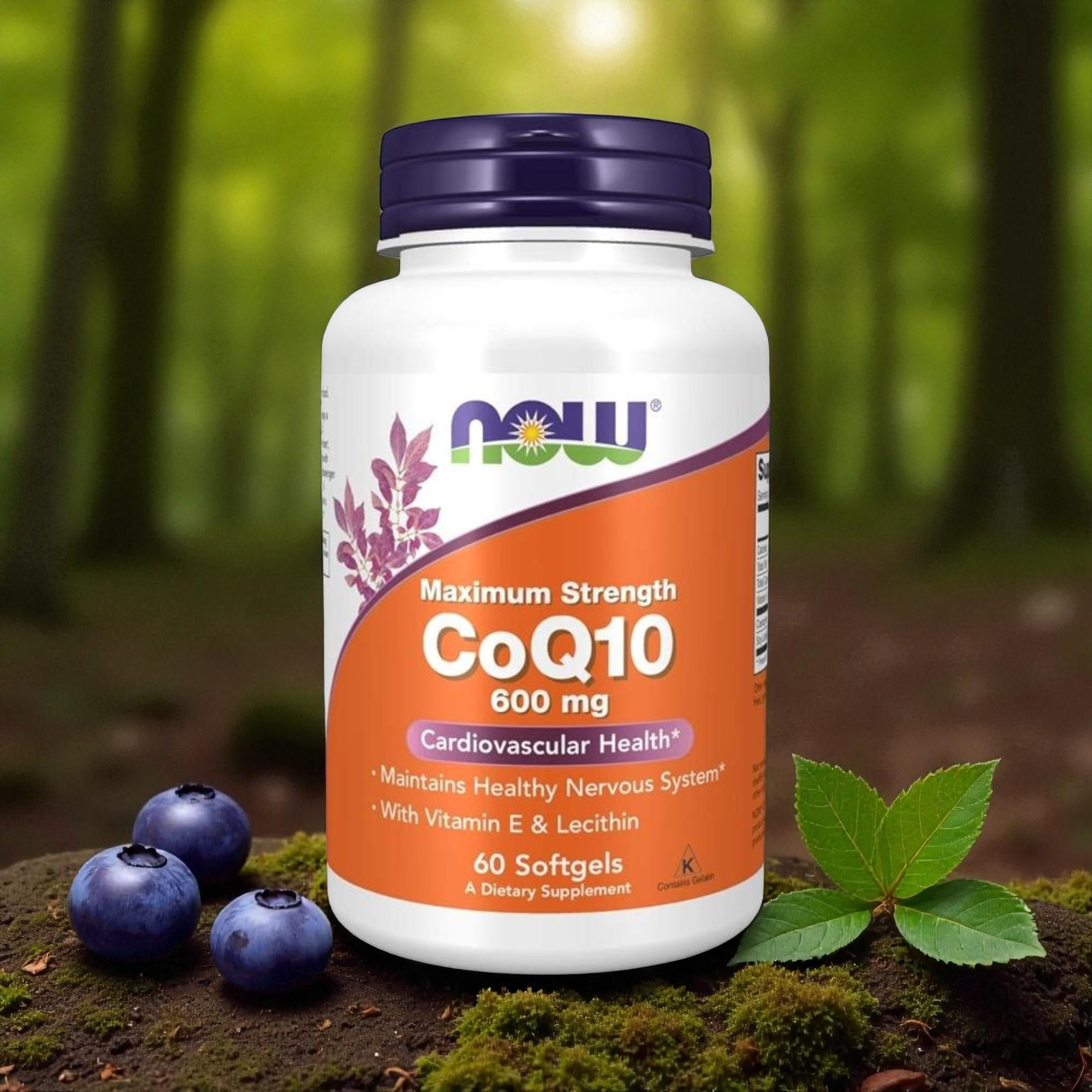 NOW - CoQ10 600mg - 60 Weichkapseln