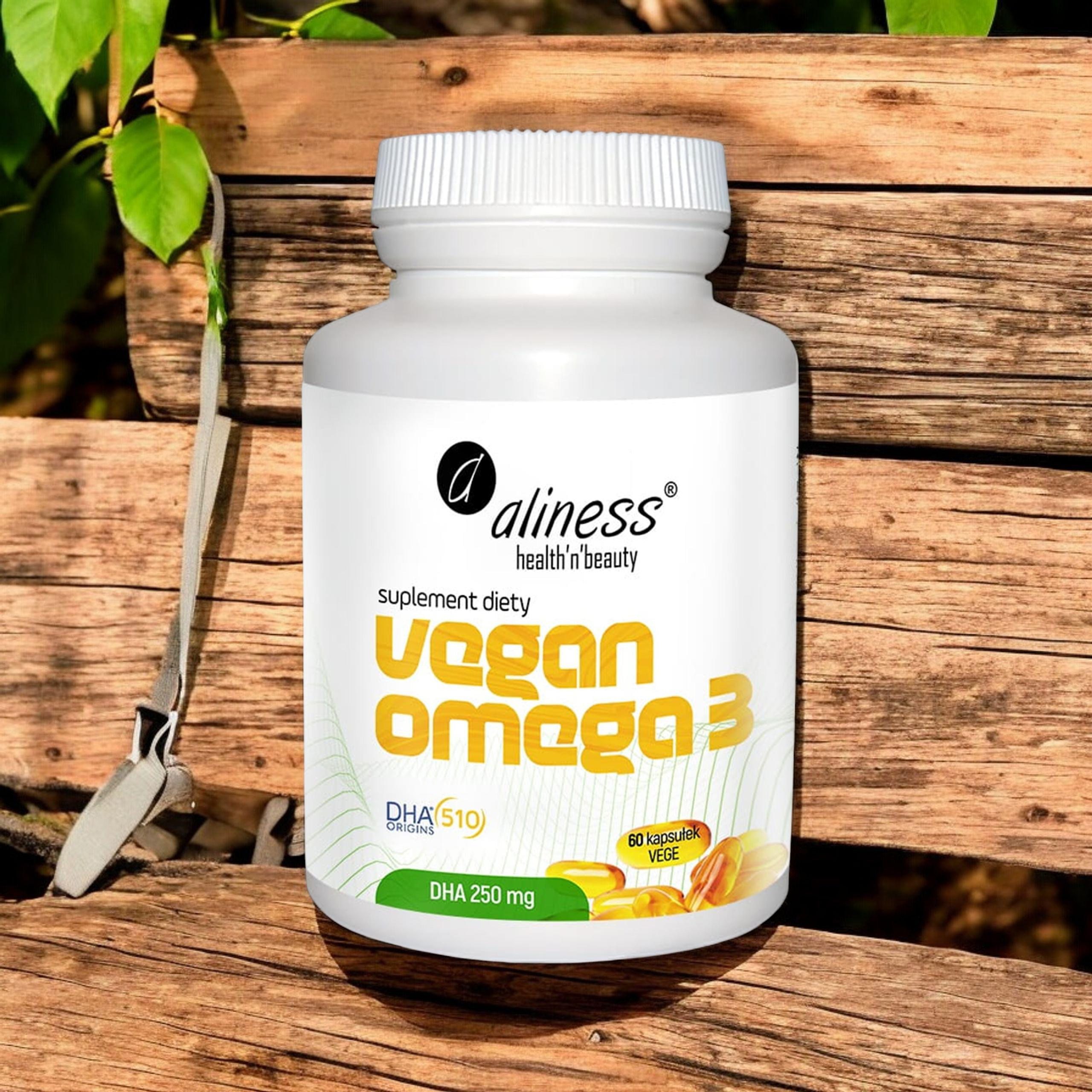 ALINESS - Vegan Omega 3 - DHA 250mg - 60caps.