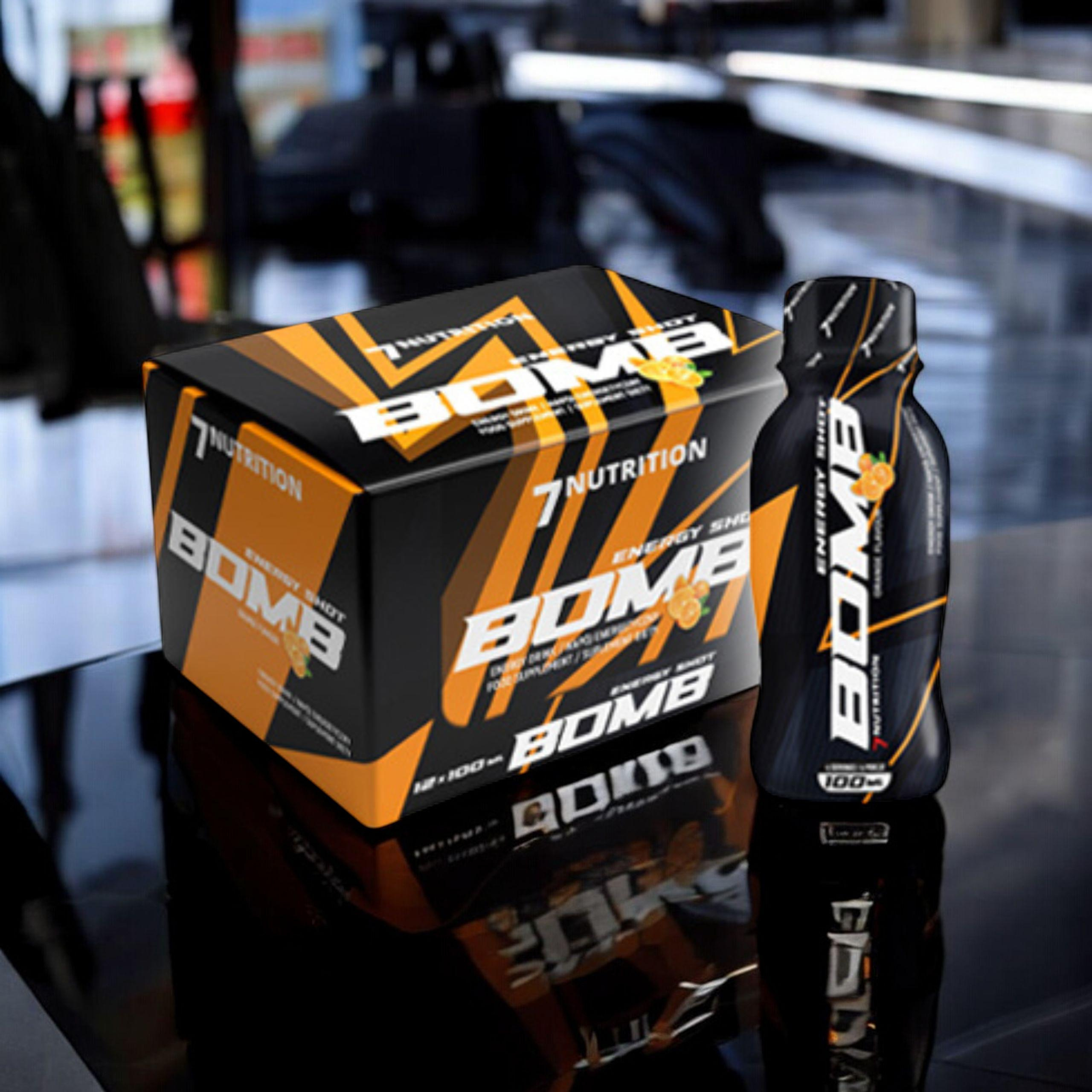 7 NUTRITION - Bomb Shot - 12x 100ml - Orange 