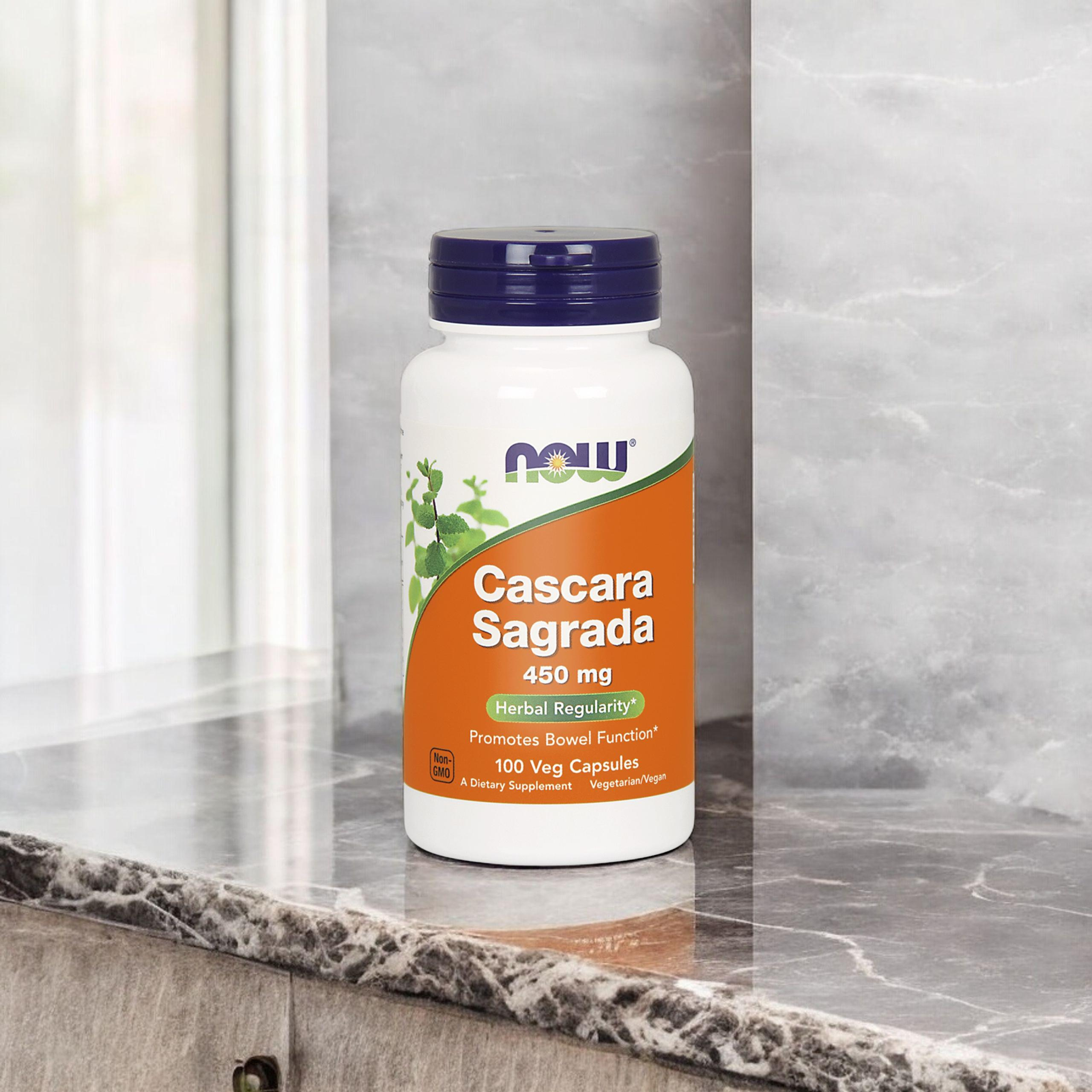 NOW Cascara Sagrada 450mg - 100vcaps