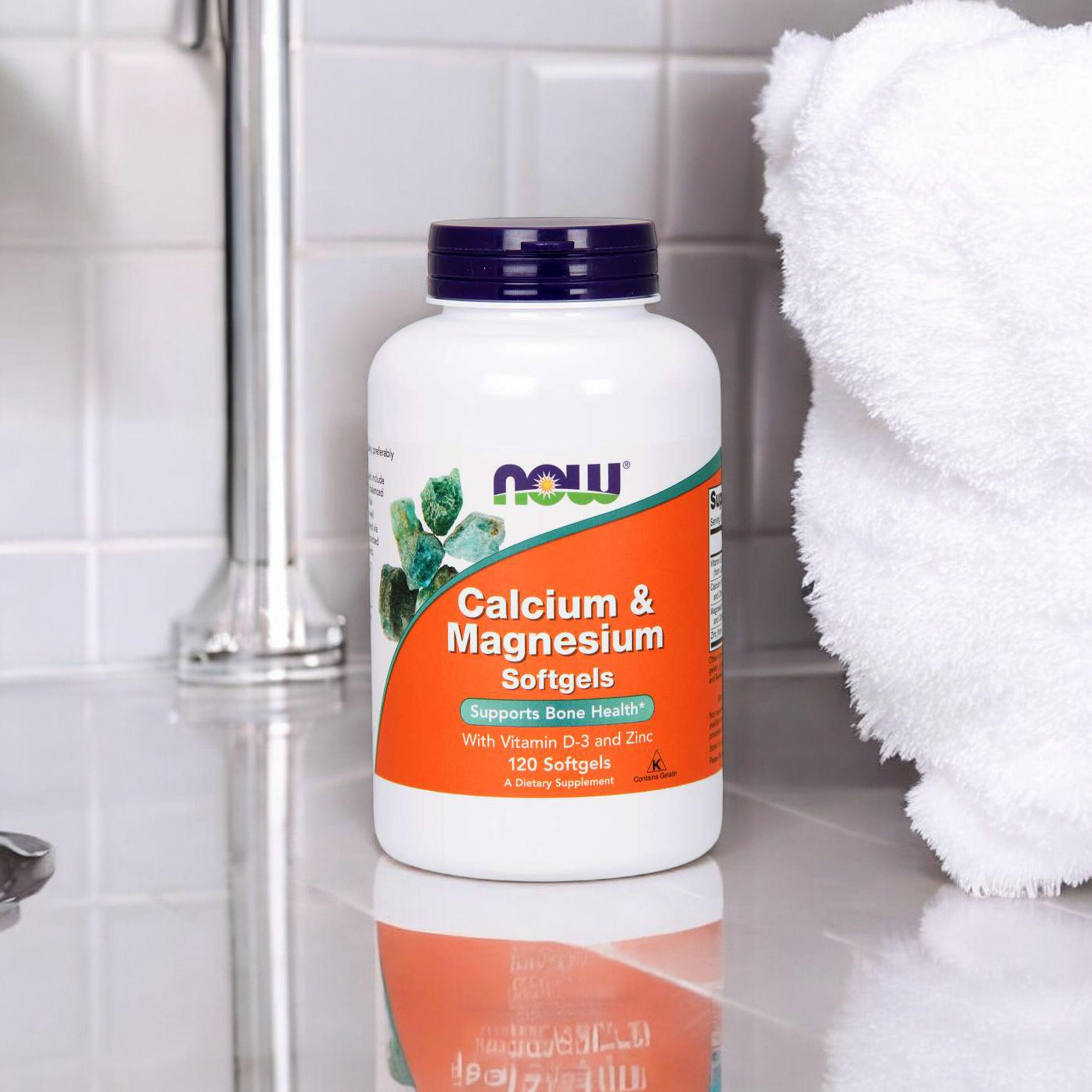 NOW Calcium and Magnesium - 120softgels