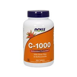 NOW Vitamin C-1000 mit Hagebutten und Bioflavonoiden - 250tabs
