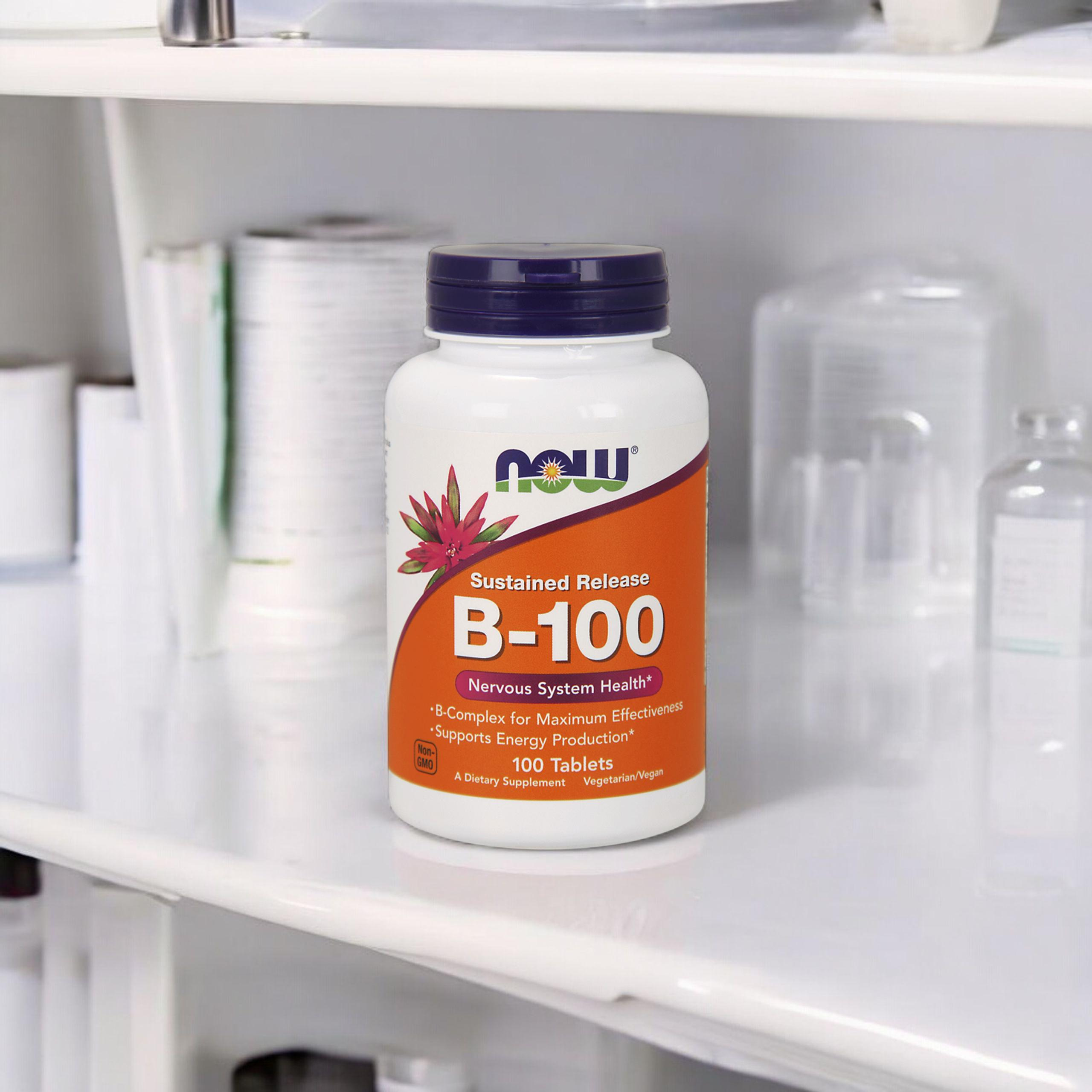 NOW Vitamin B-100 - 100tabs.