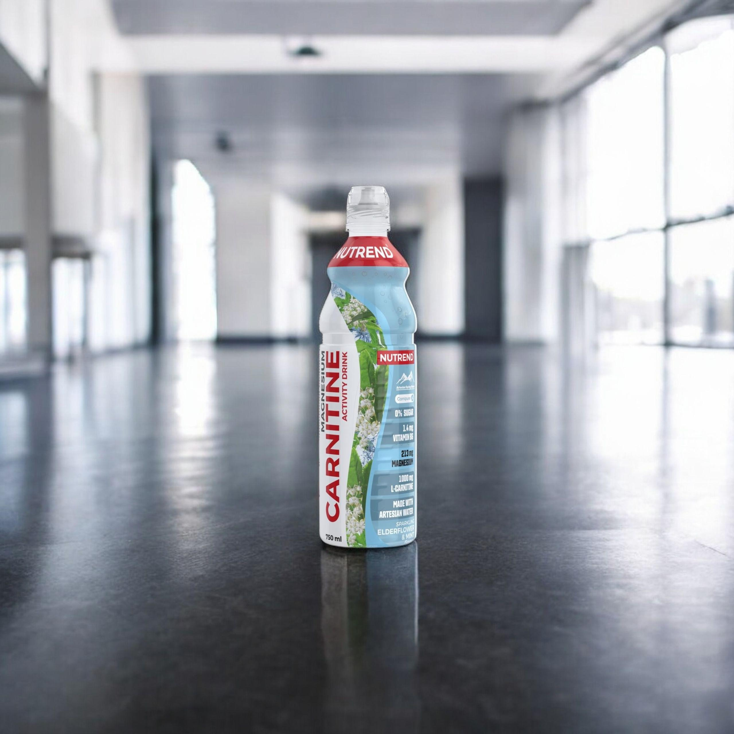 NUTREND - Carnitin-Getränk - 750ml - Holunderblüte-Minze