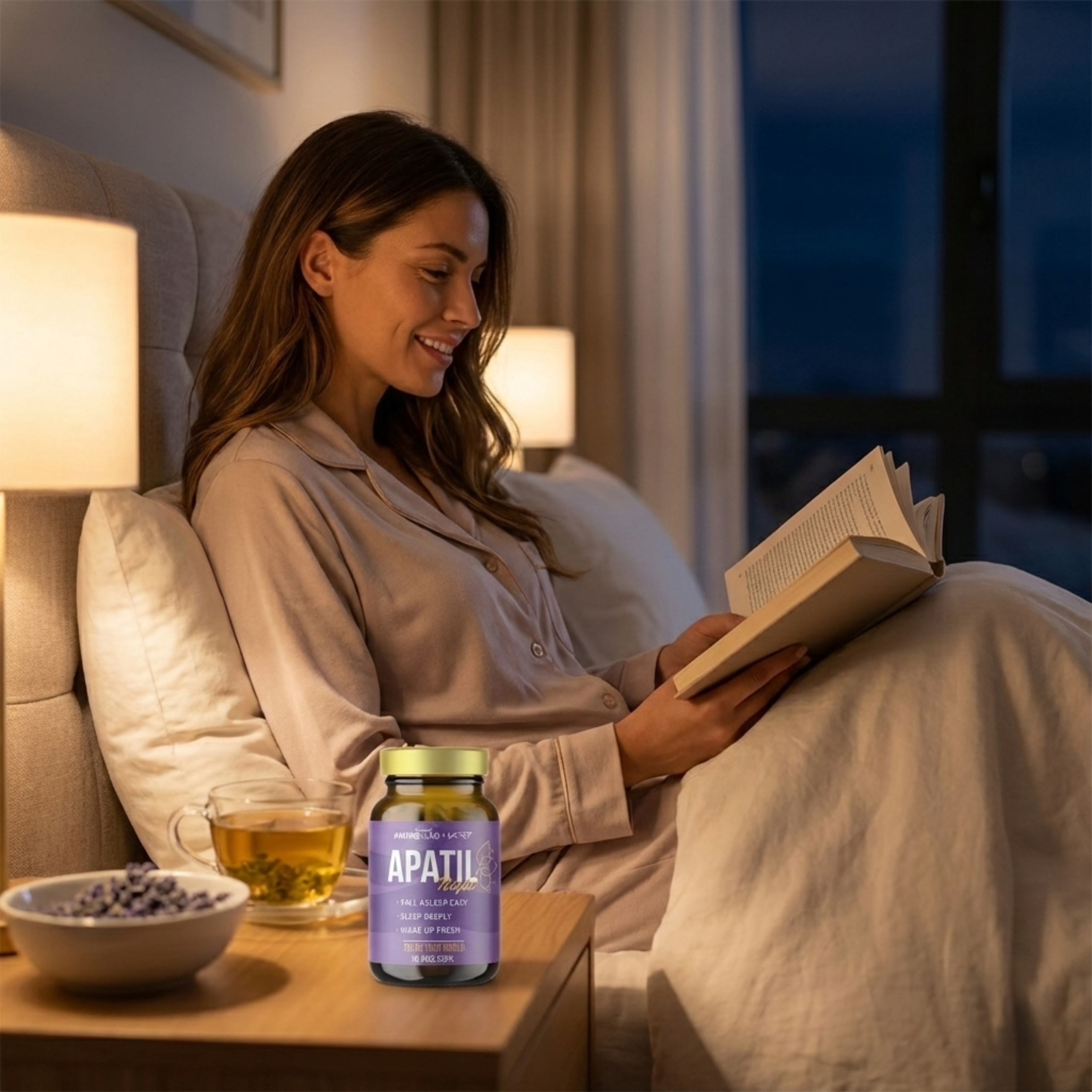 Hiro.Lab x Kamila Wybrańczyk - Apatil Night - Schlafsupplement