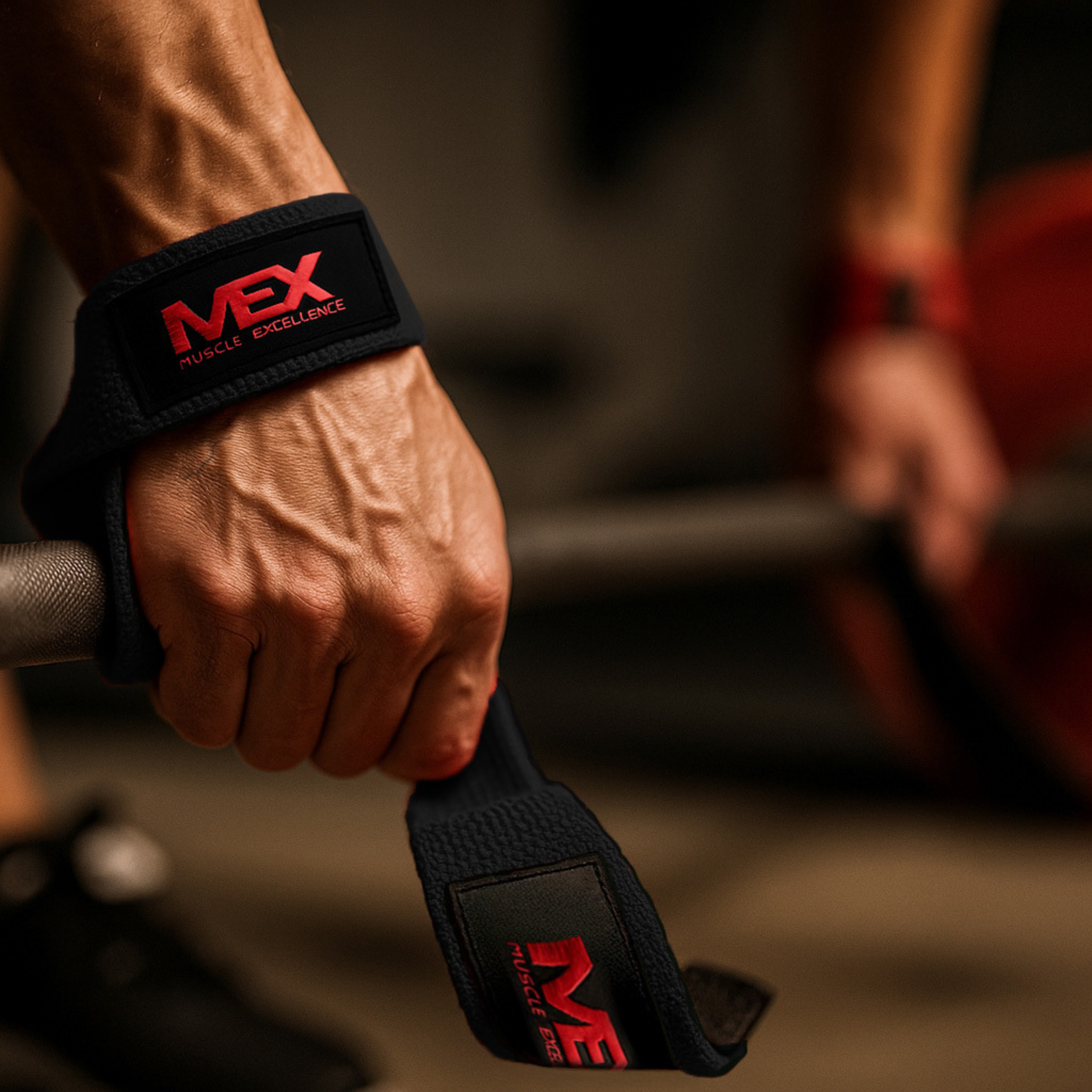 MEX NUTRITION - Zughilfen - Schwarz - 56 cm- AUSVERKAUF pol_pl_MEX-NUTRITION-Lift-Straps-Black-56cm-WYPRZEDAZ-43231_2