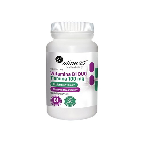 ALINESS - Vitamin B1 DUO 100mg - 100vtabs.
