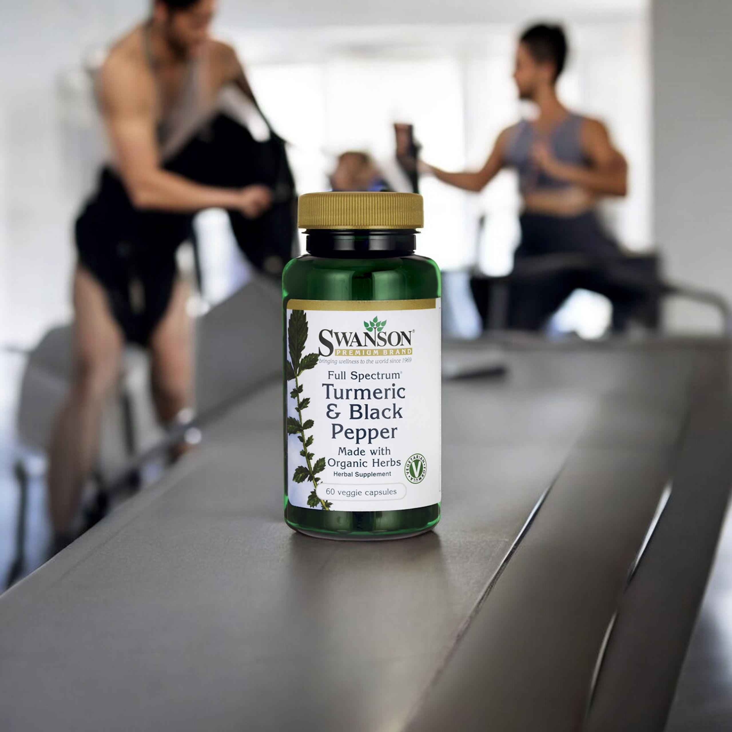 SWANSON Turmeric Black Pepper (Kurkuma mit Piperin) - 60vcaps.