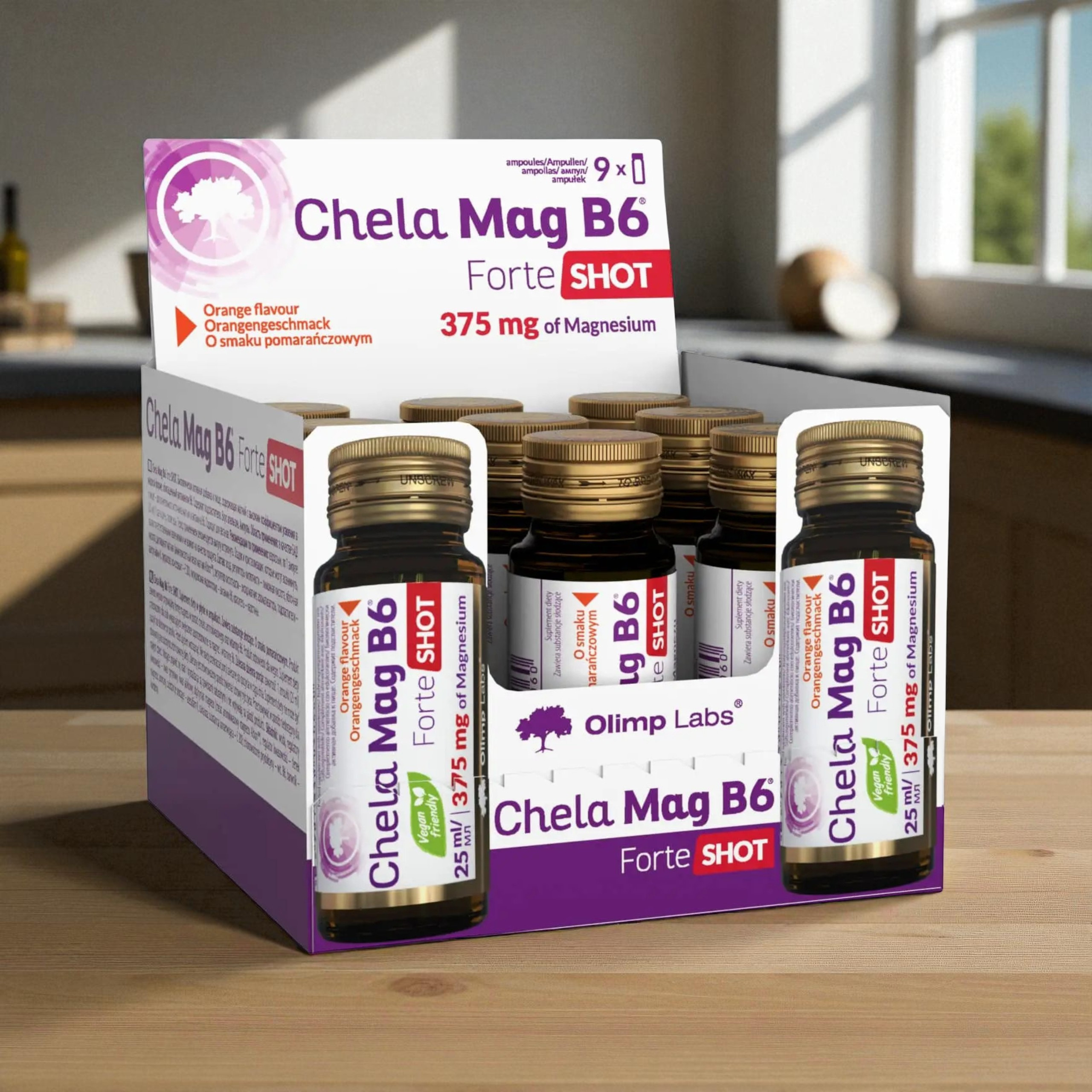 OLIMP - Chela-Mag B6 Forte Shot - 9x 25ml - Orange pol_pl_OLIMP-Chela-Mag-B6-Forte-Shot-9x-25ml-Orange-43205_2