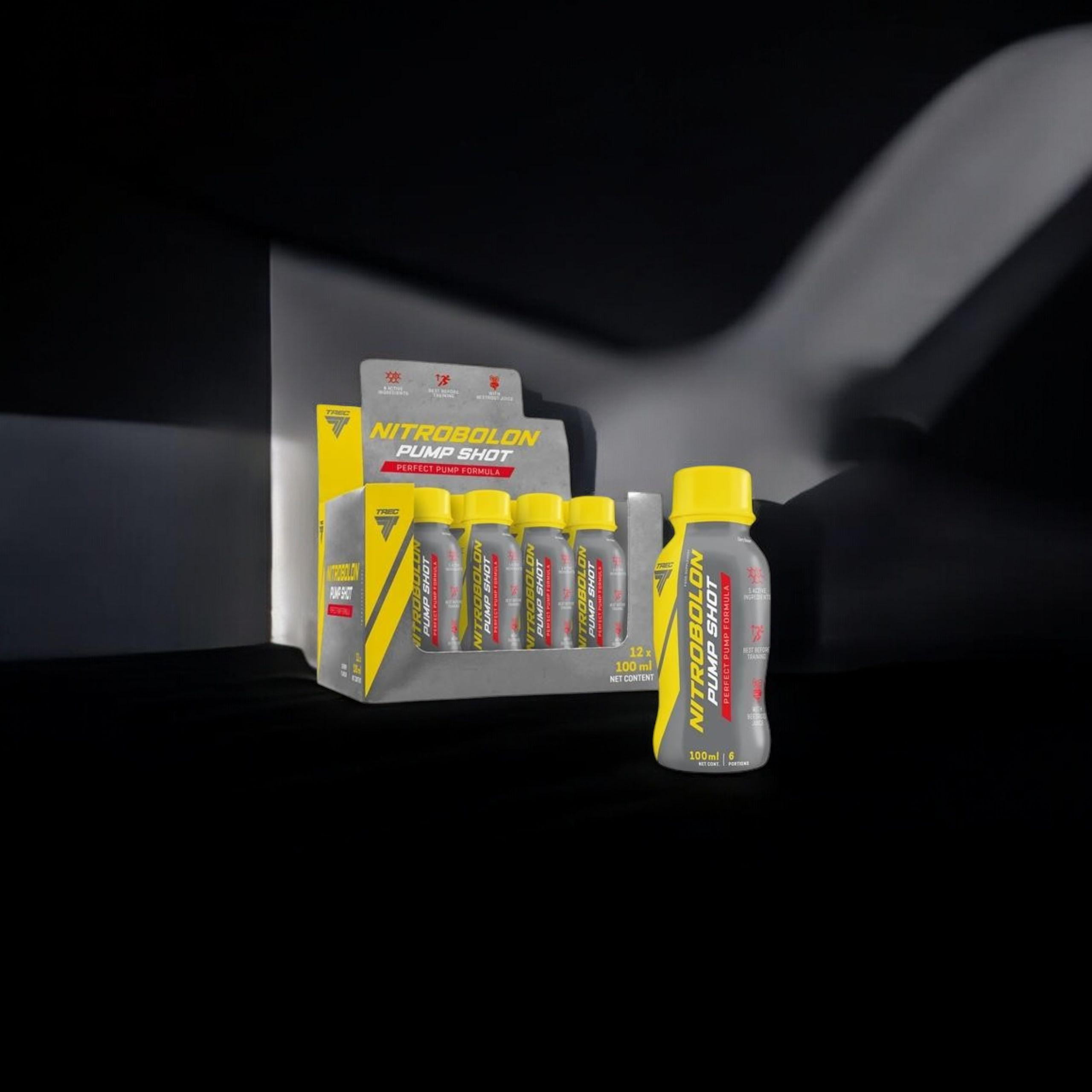 TREC - Nitrobolon Pump Shot - 12x 100ml - Kirsche 