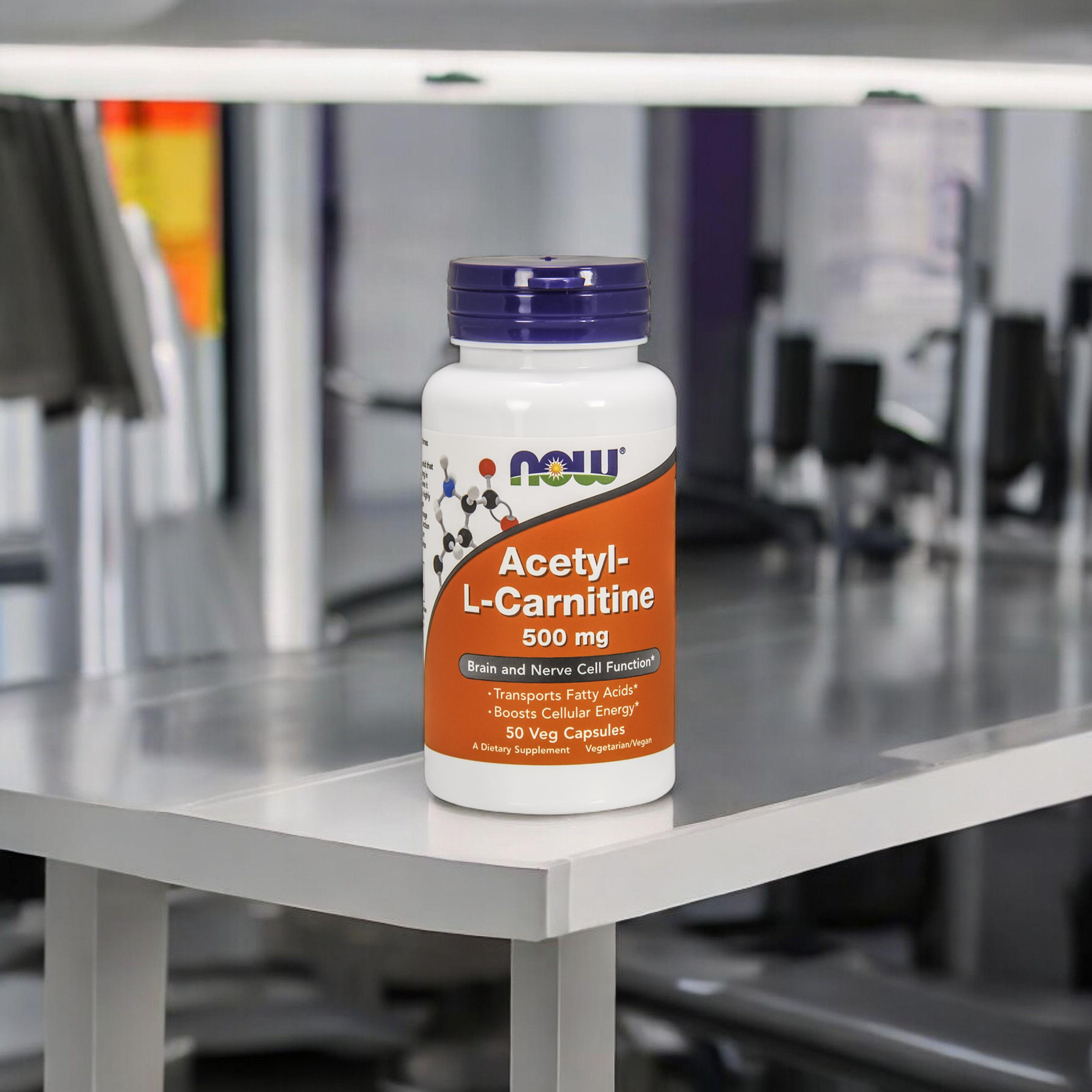 NOW Acetyl L-Carnitine 500mg - 50vegcaps