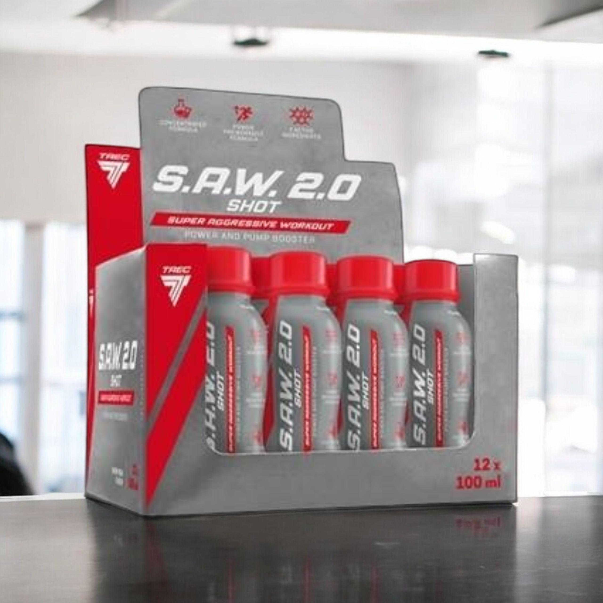 TREC - S.A.W. 2.0 Shot - 12x 100ml - Kirsche Birne