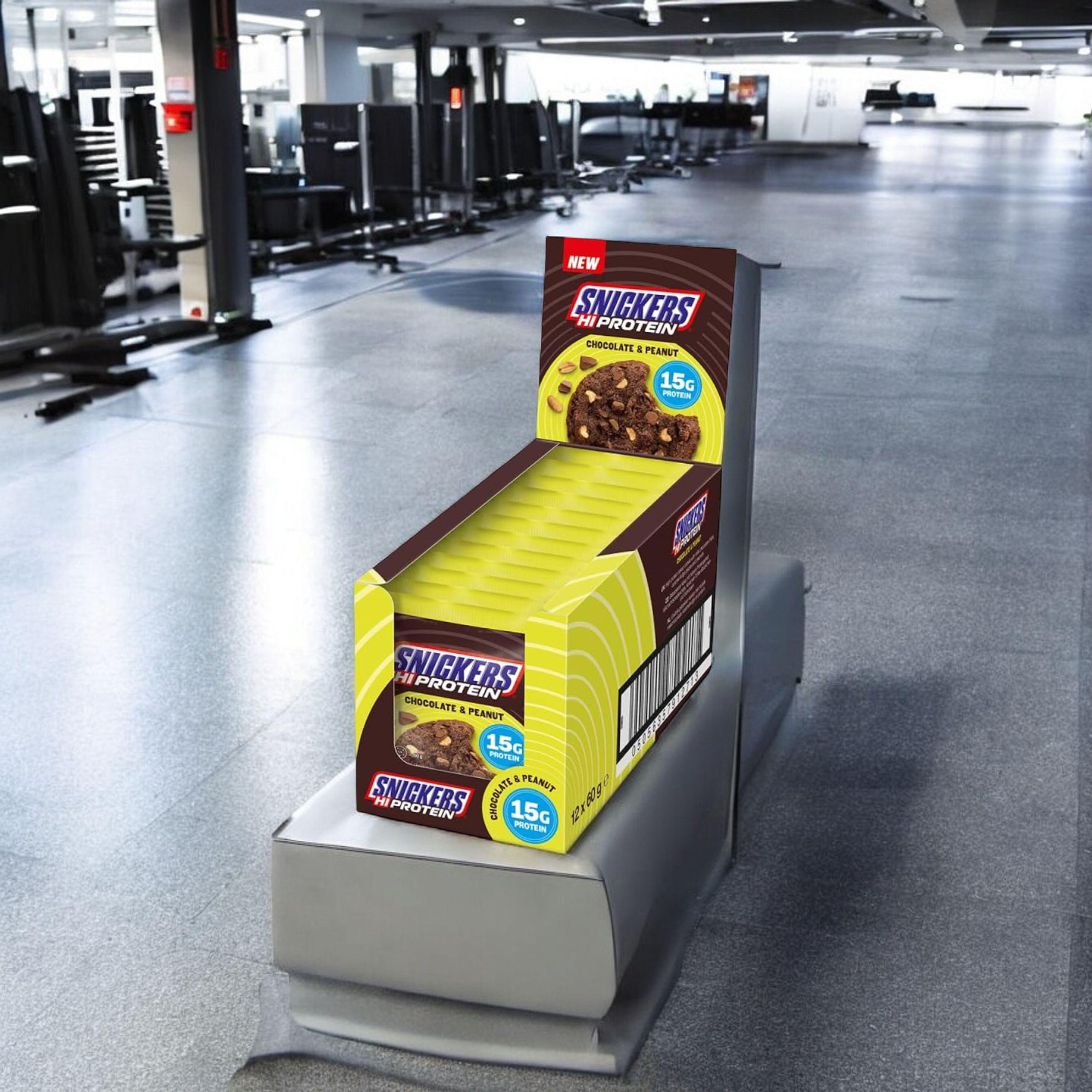 Mars – Snickers High Protein Keks – 12×60 g – Schokolade & Erdnuss