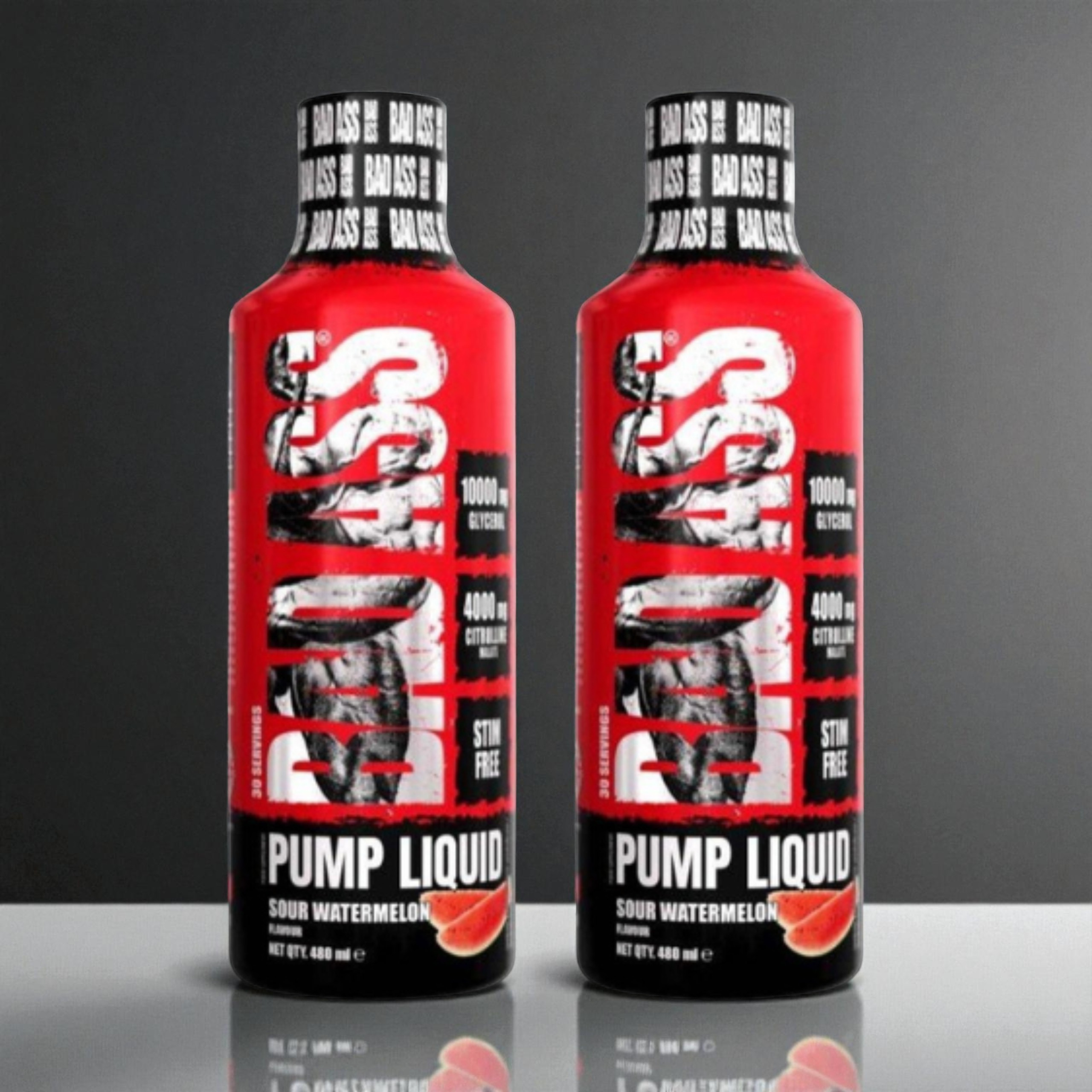 BAD ASS - Bad Ass Pump Liquid - 2x 480ml - Sour Watermelon - AUSVERKAUF - 31-03