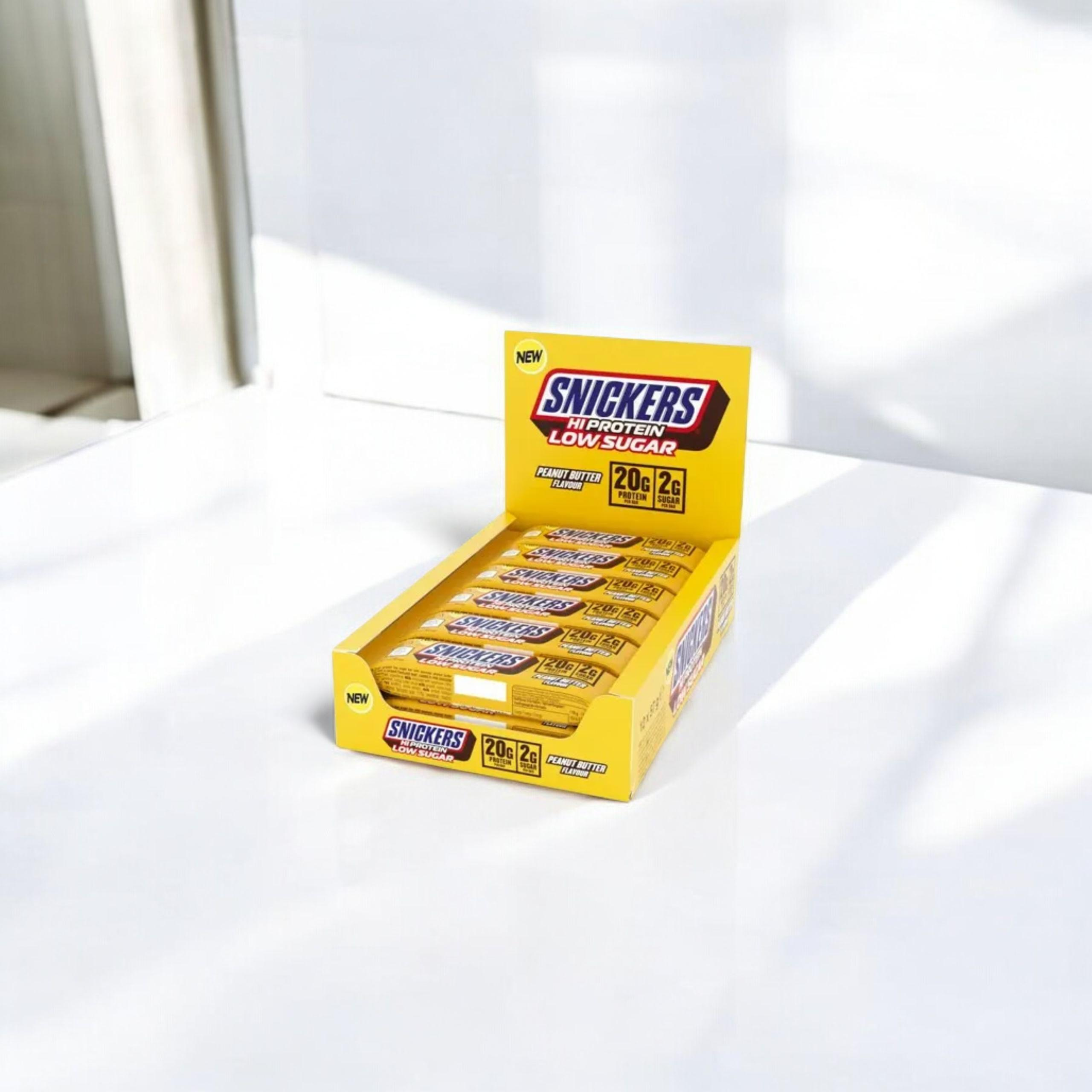 Mars - HI Protein 57g Proteinriegel mit wenig Zucker - Salzkaramell - 12 Riegel