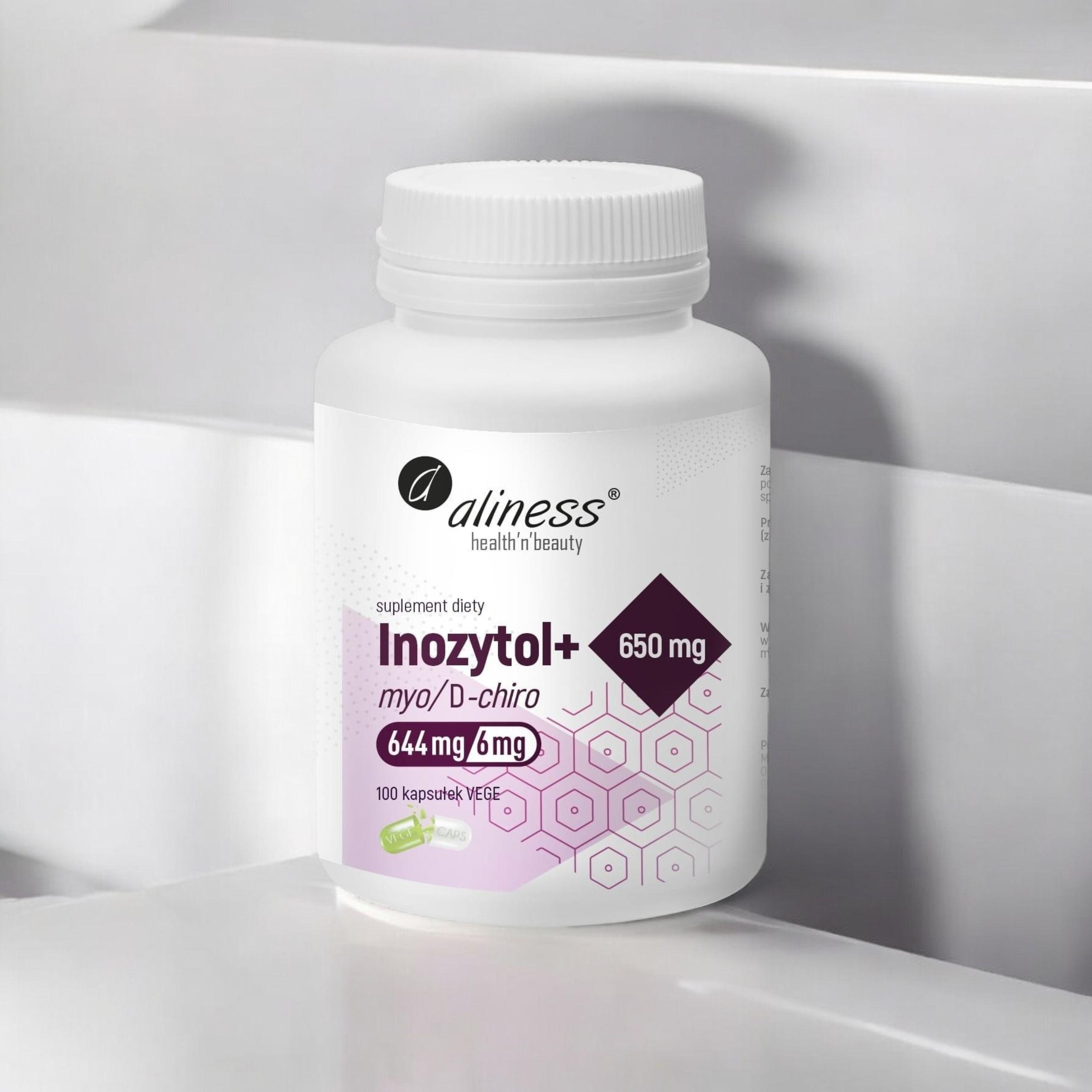 ALINESS - Inositol Myo / D-Chiro 650mg - 100vcaps.