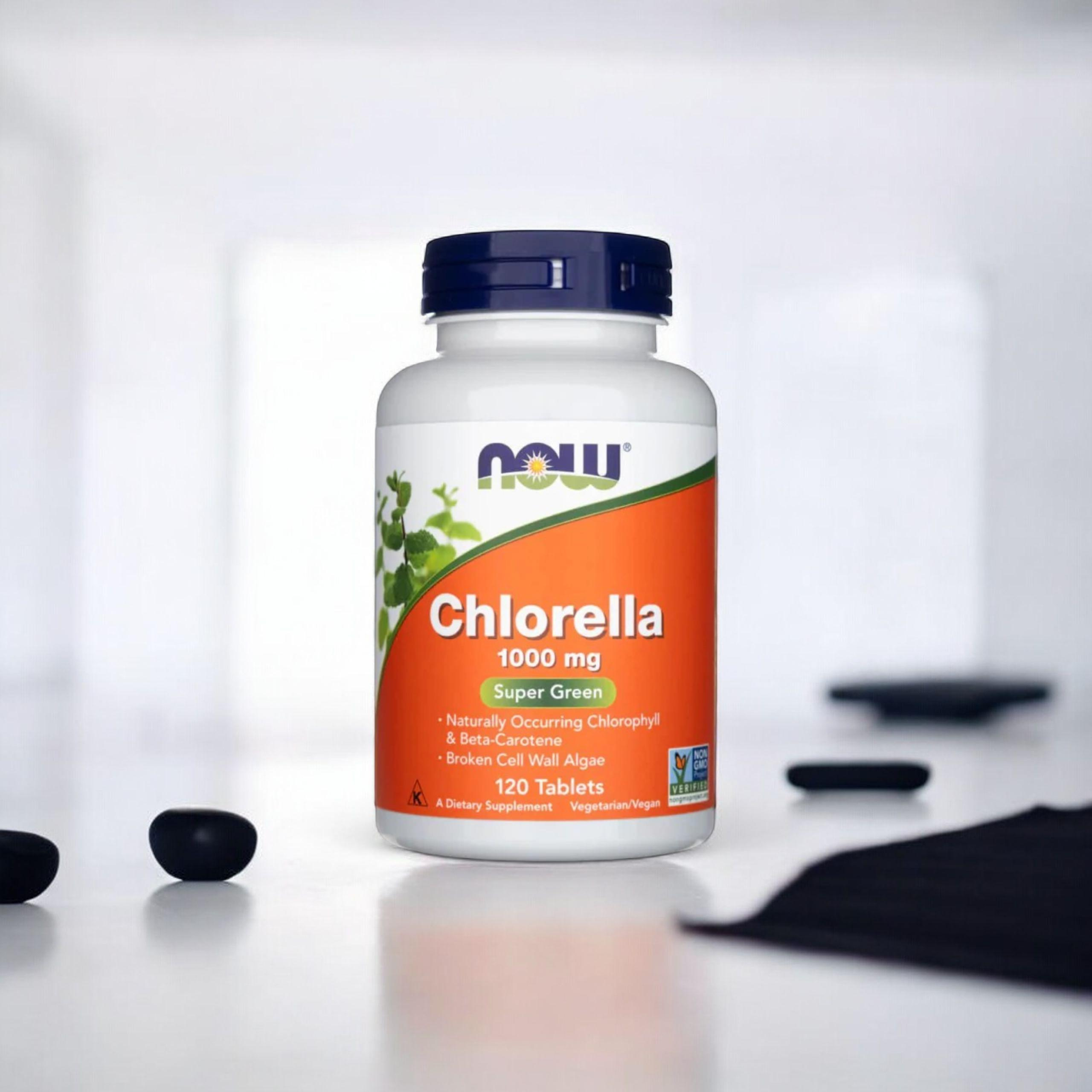 NOW - Chlorella 1000mg - 120 Tabletten