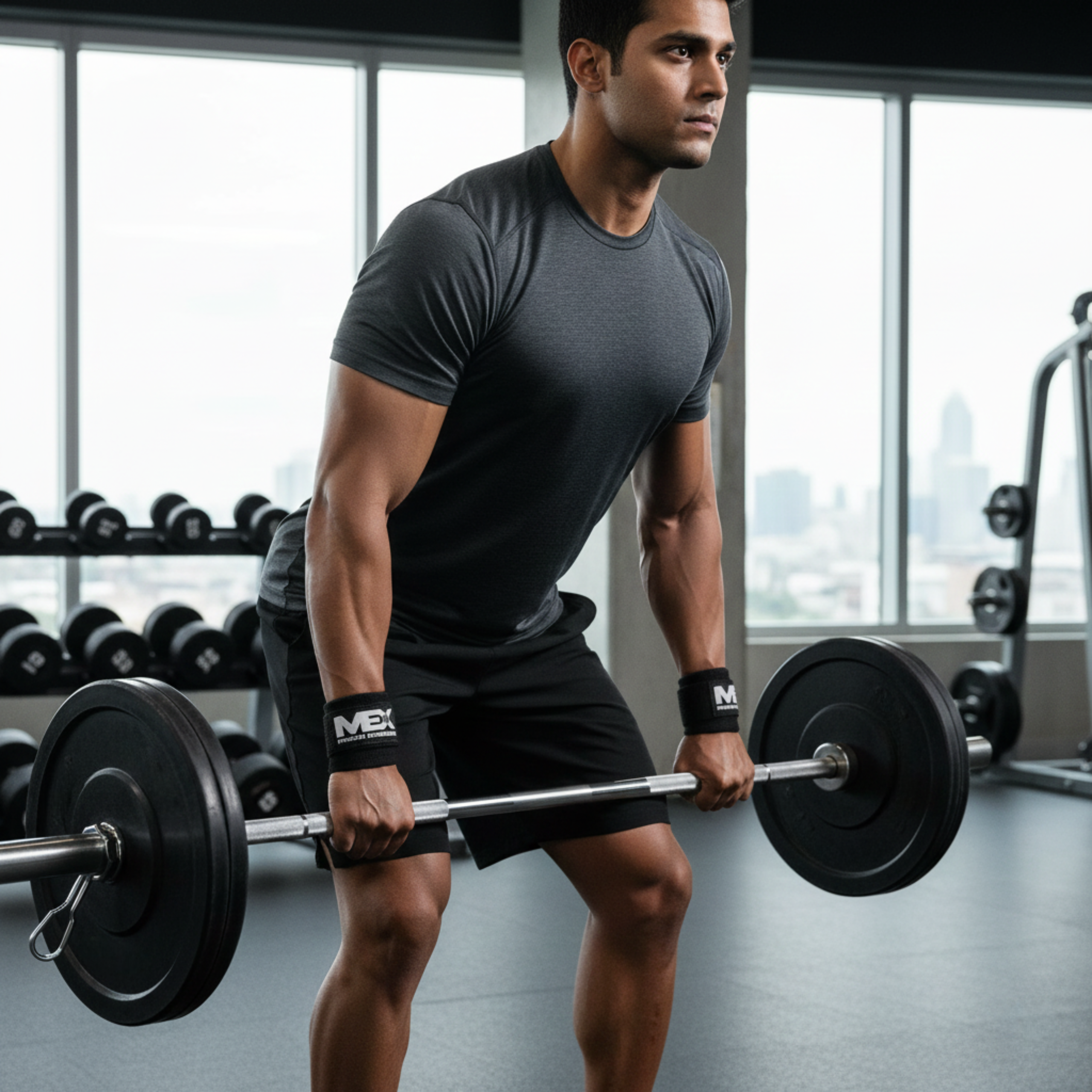 MEX NUTRITION - Smart Straps - Black - 56cm