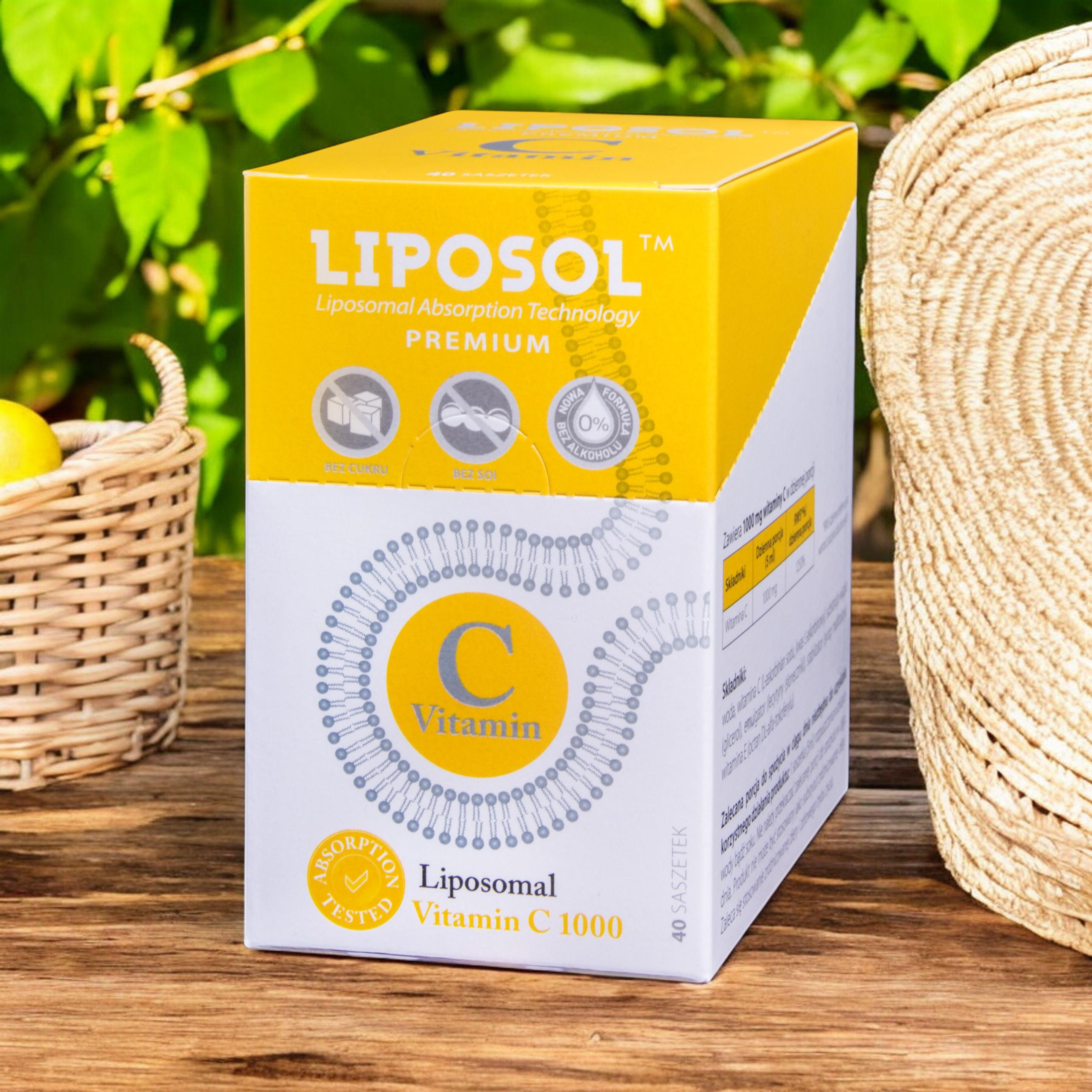 ALINESS Liposol Liposomal Vitamin C 1000 - 40 Beutel