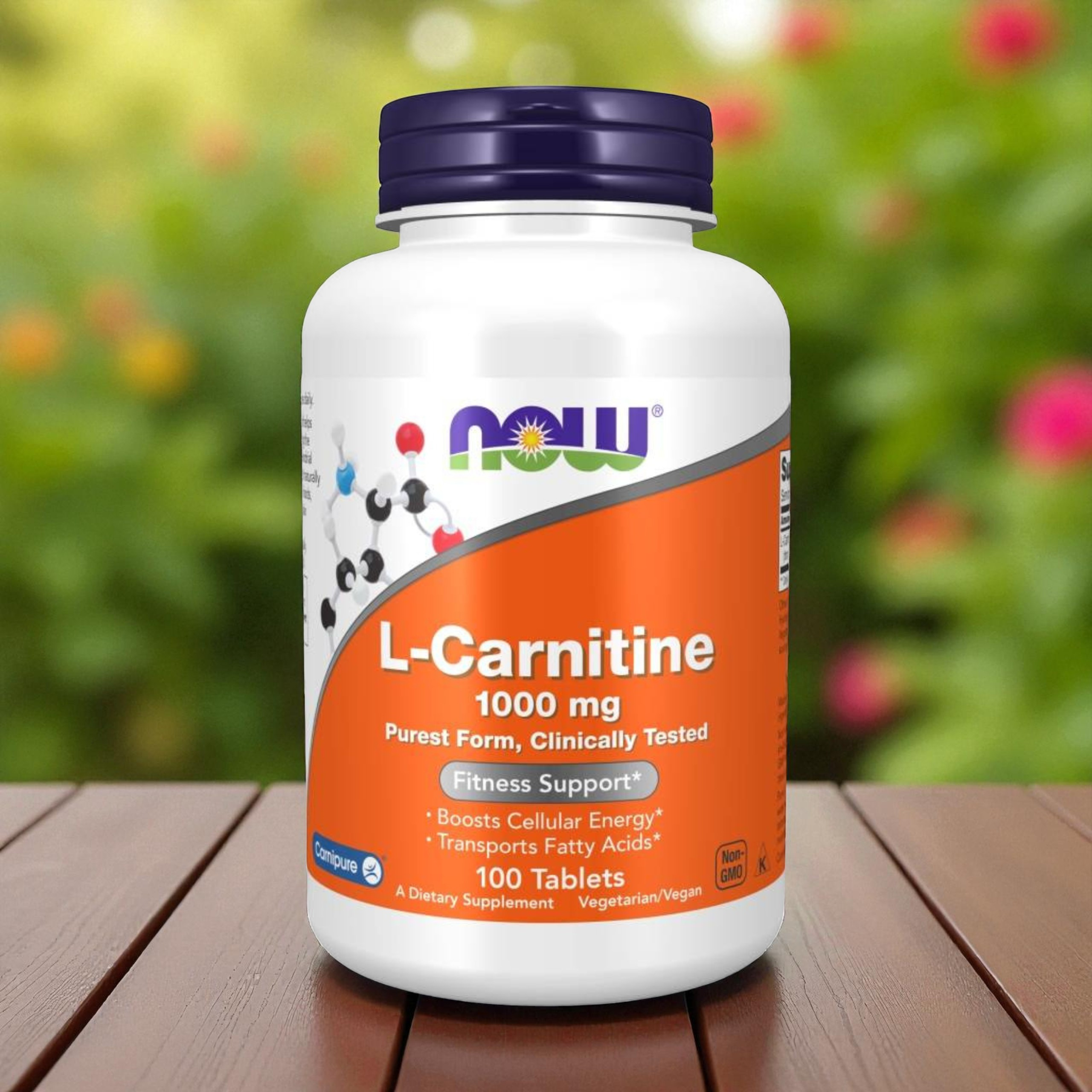 NOW - L-Carnitin 1000mg - 100 Tabletten. pol_pl_NOW-L-Carnitine-1000mg-100tabs-43043_4