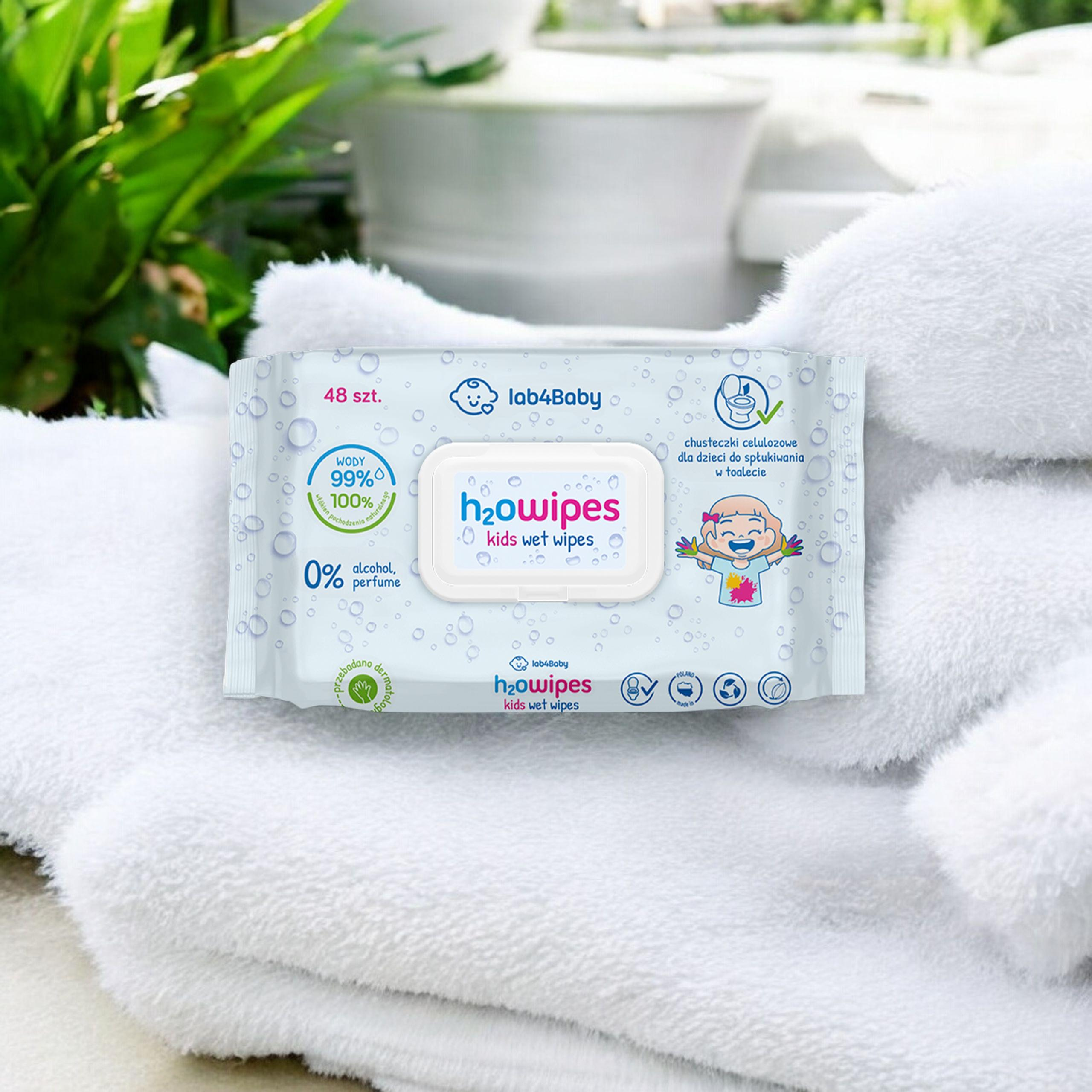 ALG PHARMA H2Owipes Kids Wet Wipes - 48szt. - Feuchttücher