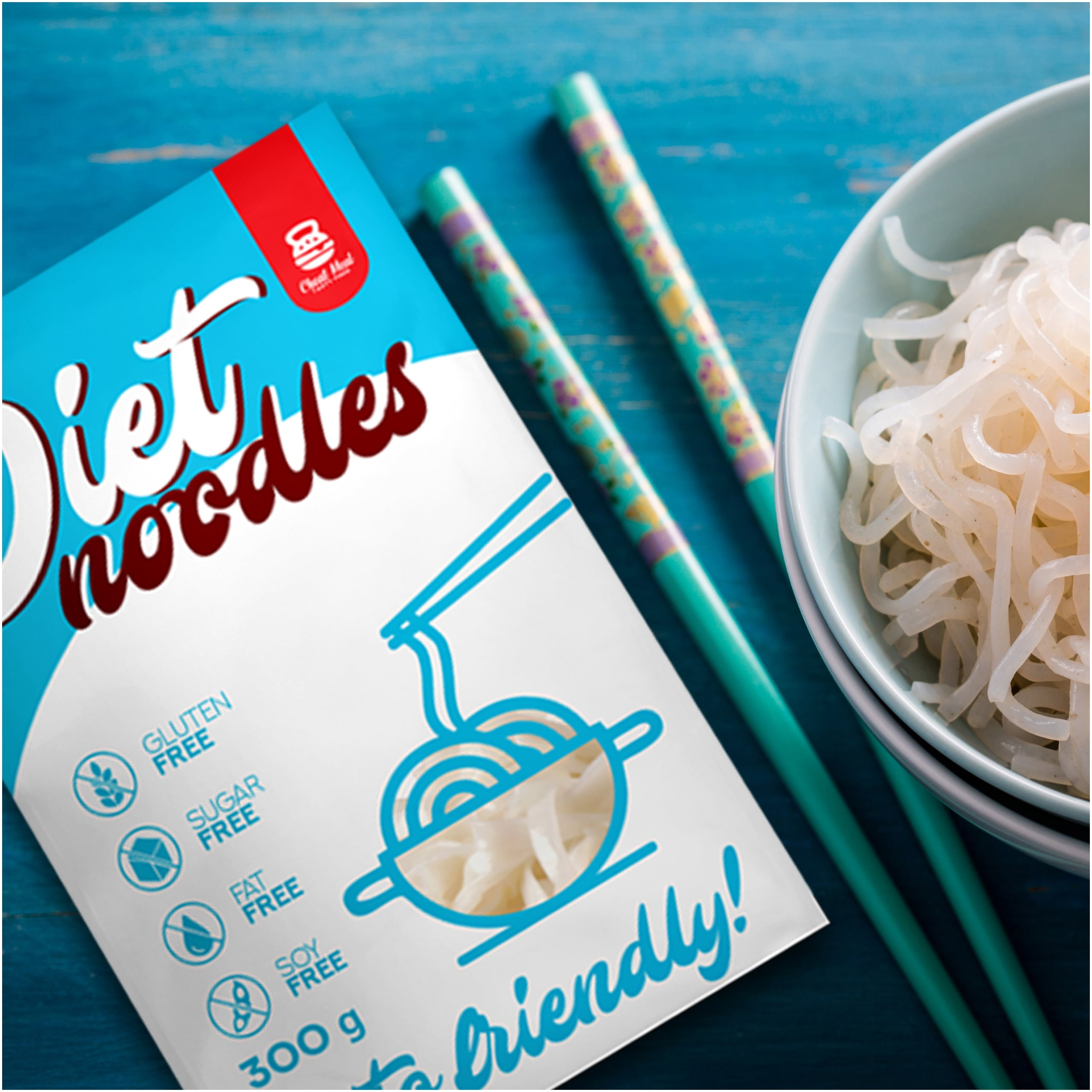 Cheat Meal Nutrition Diet 2x Tagliatelle + 2x Spaghetti + 2x Noodles - 6x 400g (6x 300g netto) - Diät Nudeln