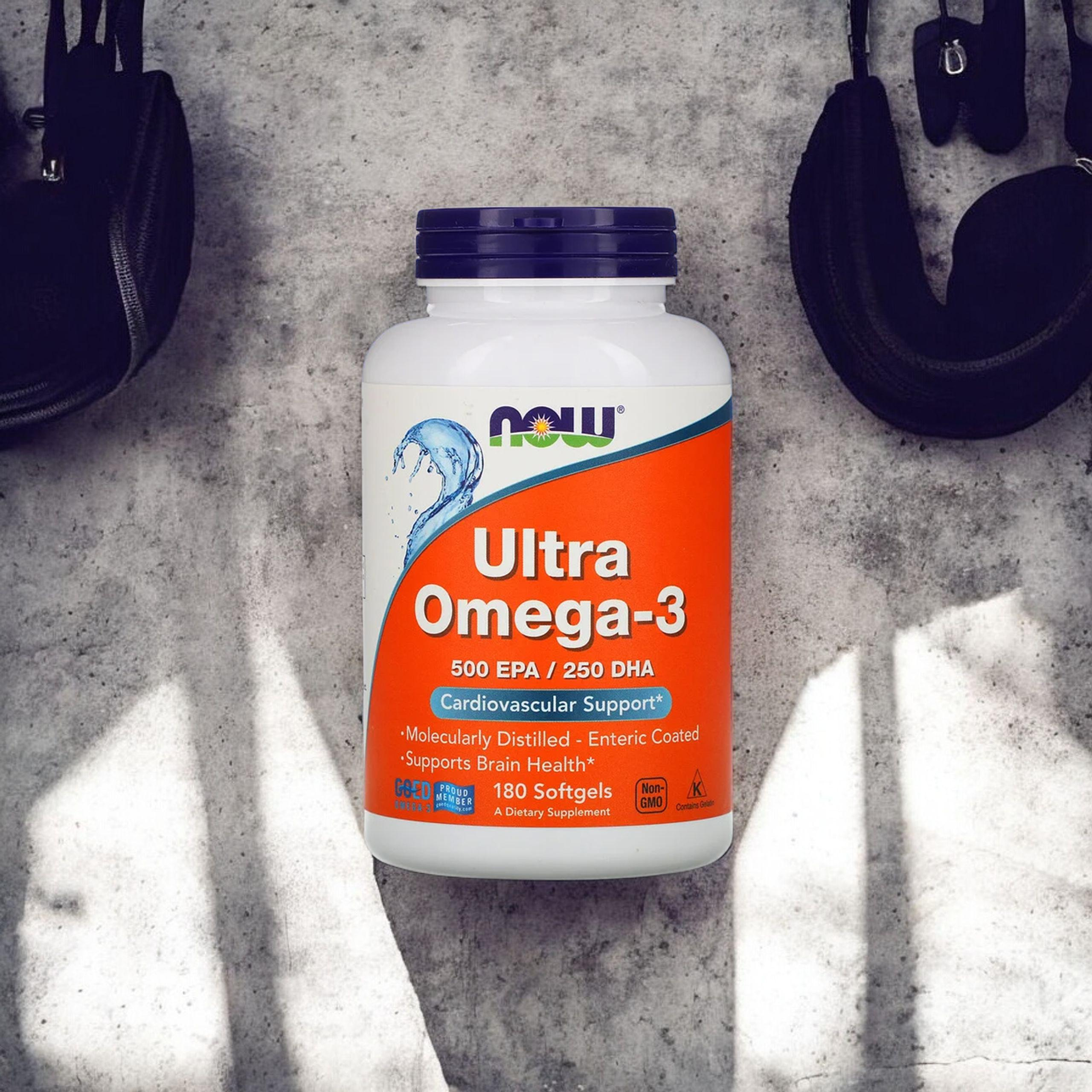 NOW Ultra Omega 3 - 500 EPA / 250 DHA - 180softgels