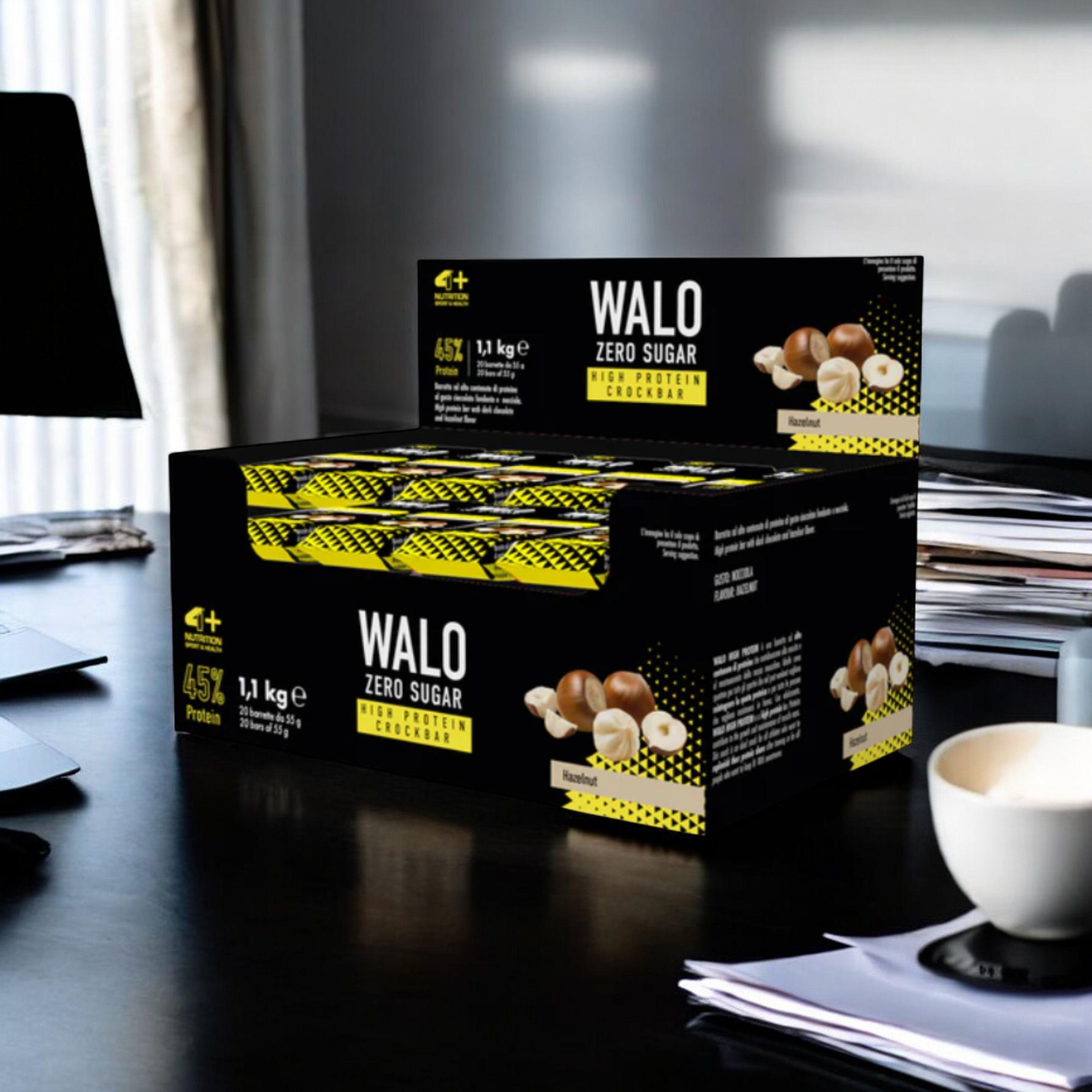 4+ NUTRITION - Walo ZeroSugar CrockBar HP 45% - 20x 55g