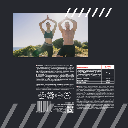 MP NUTRITION Ashwagandha 450mg 9% Witanolide - 60 caps