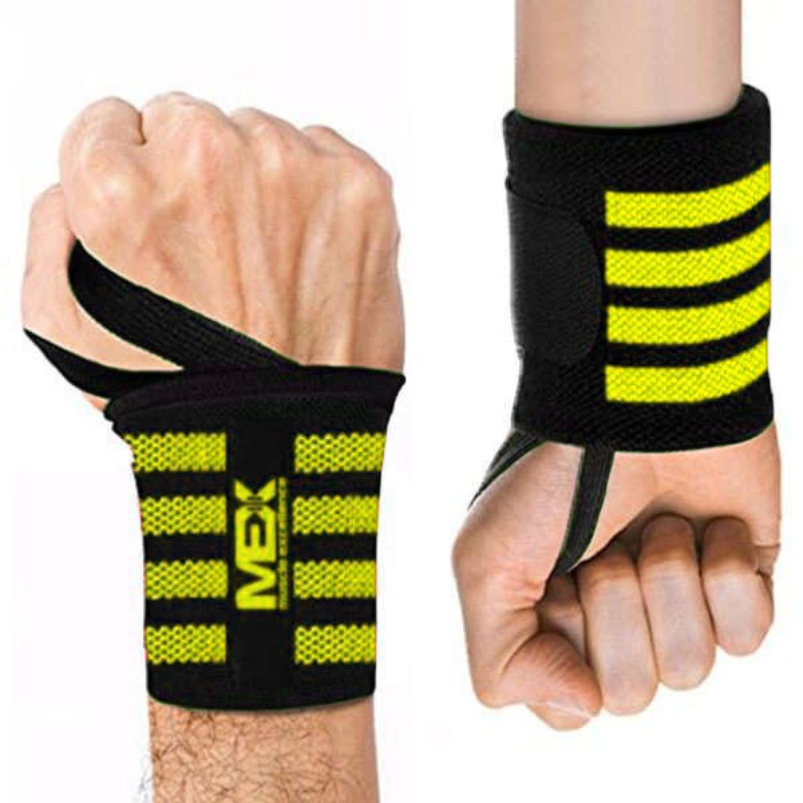 MEX SPORT - Wrist Wraps Mex - Gelb