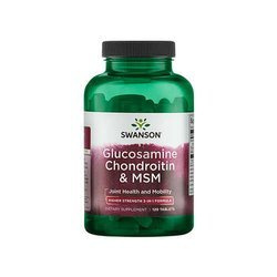 SWANSON Glucosamine Chondroitin & MSM 500/400/200 - 120tabs - Glucosamin Chondroityna MSM