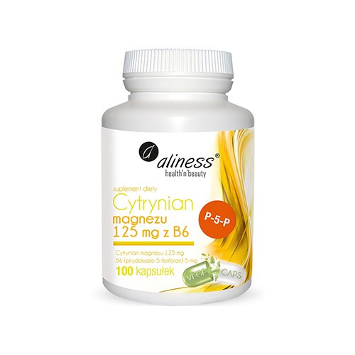 ALINESS Magnesiumcitrat 125mg mit B6 - 100caps